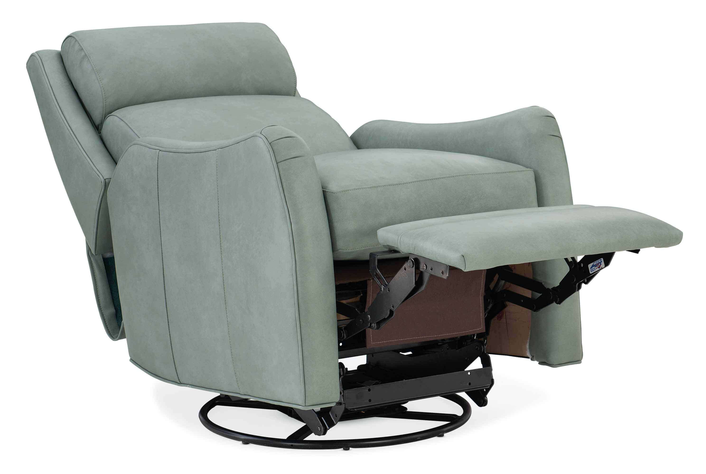 Abbott Leather Wallhugger Recliner - Image 5