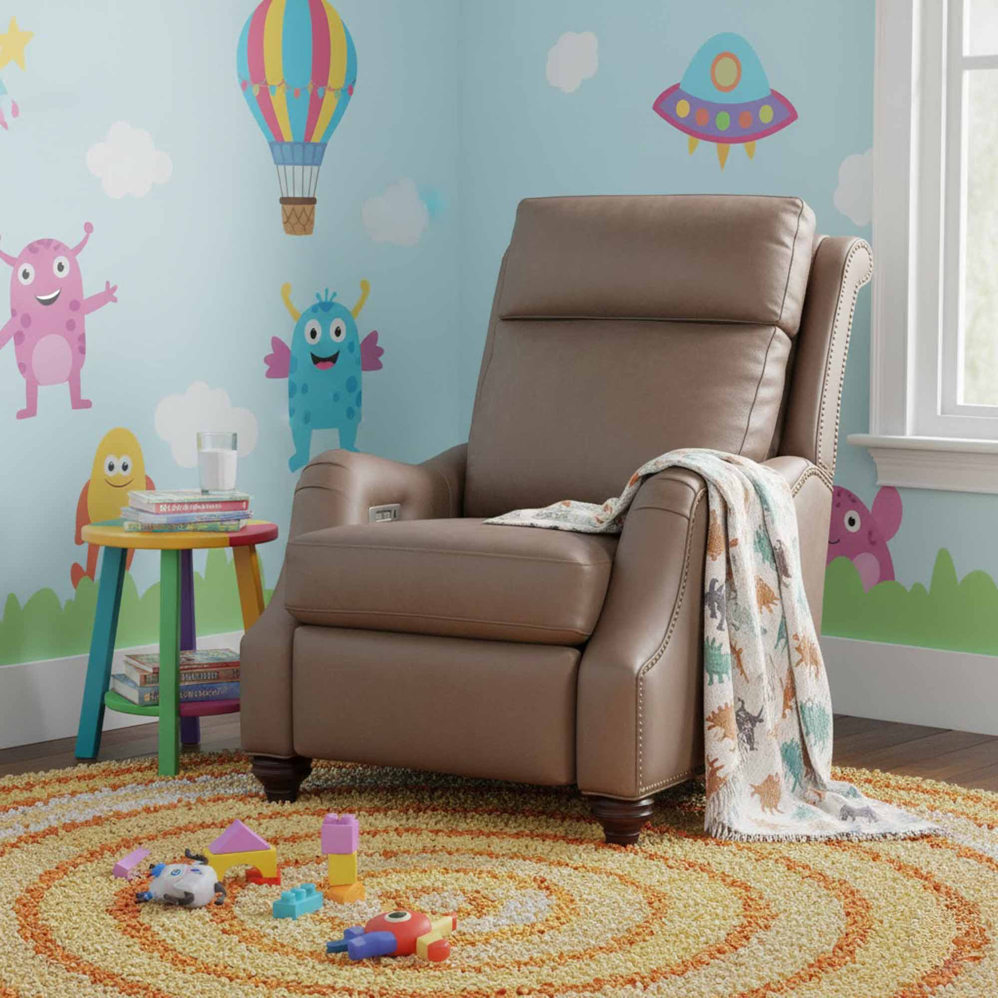 Abigail Leather Power Recliner With Articulating Headrest - Image 15