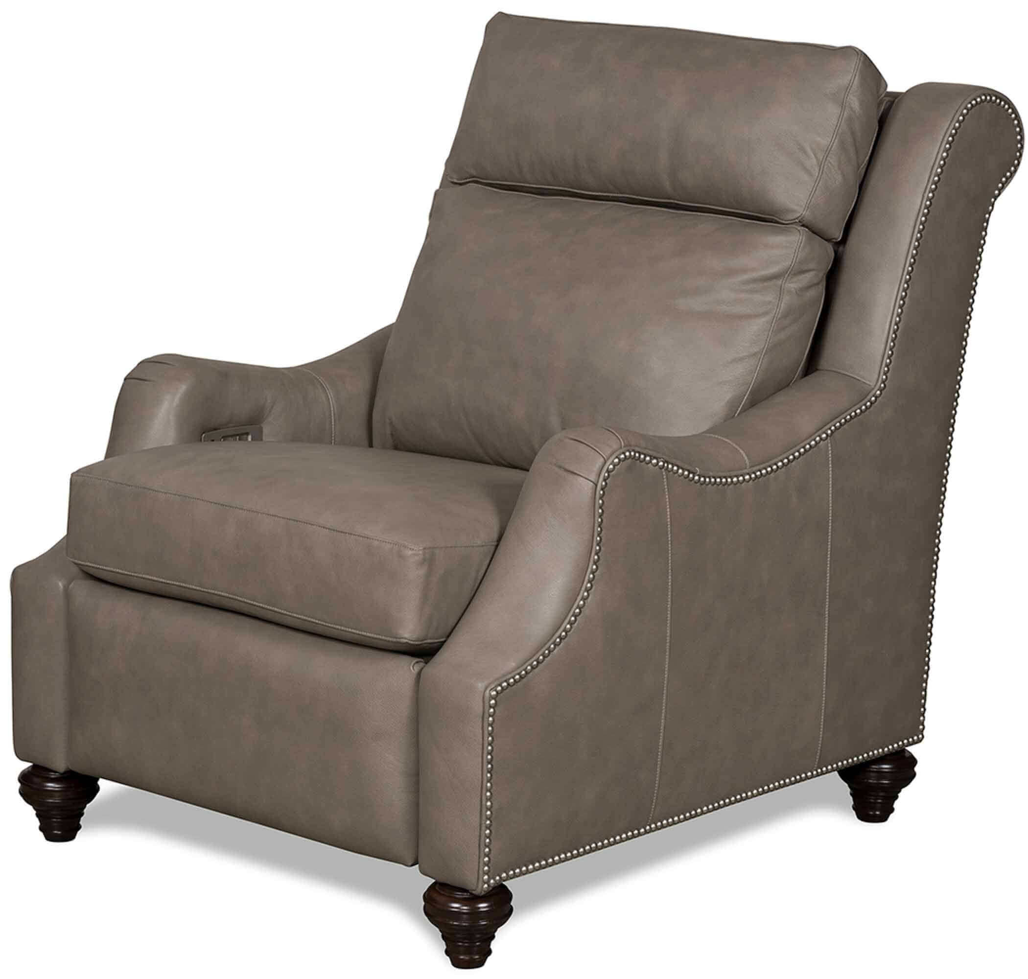 Abigail Leather Power Recliner With Articulating Headrest - Image 3