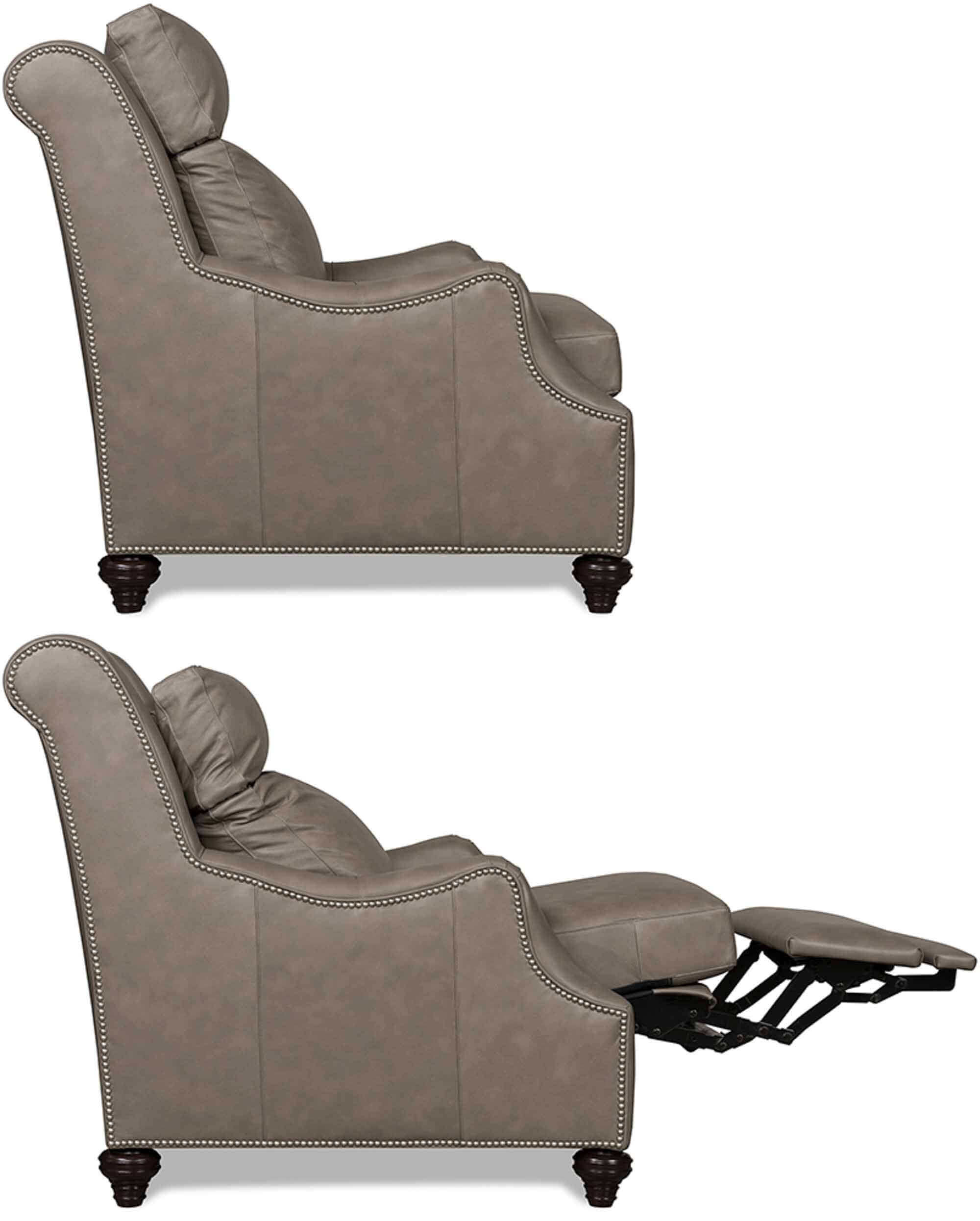 Abigail Leather Power Recliner With Articulating Headrest - Image 8