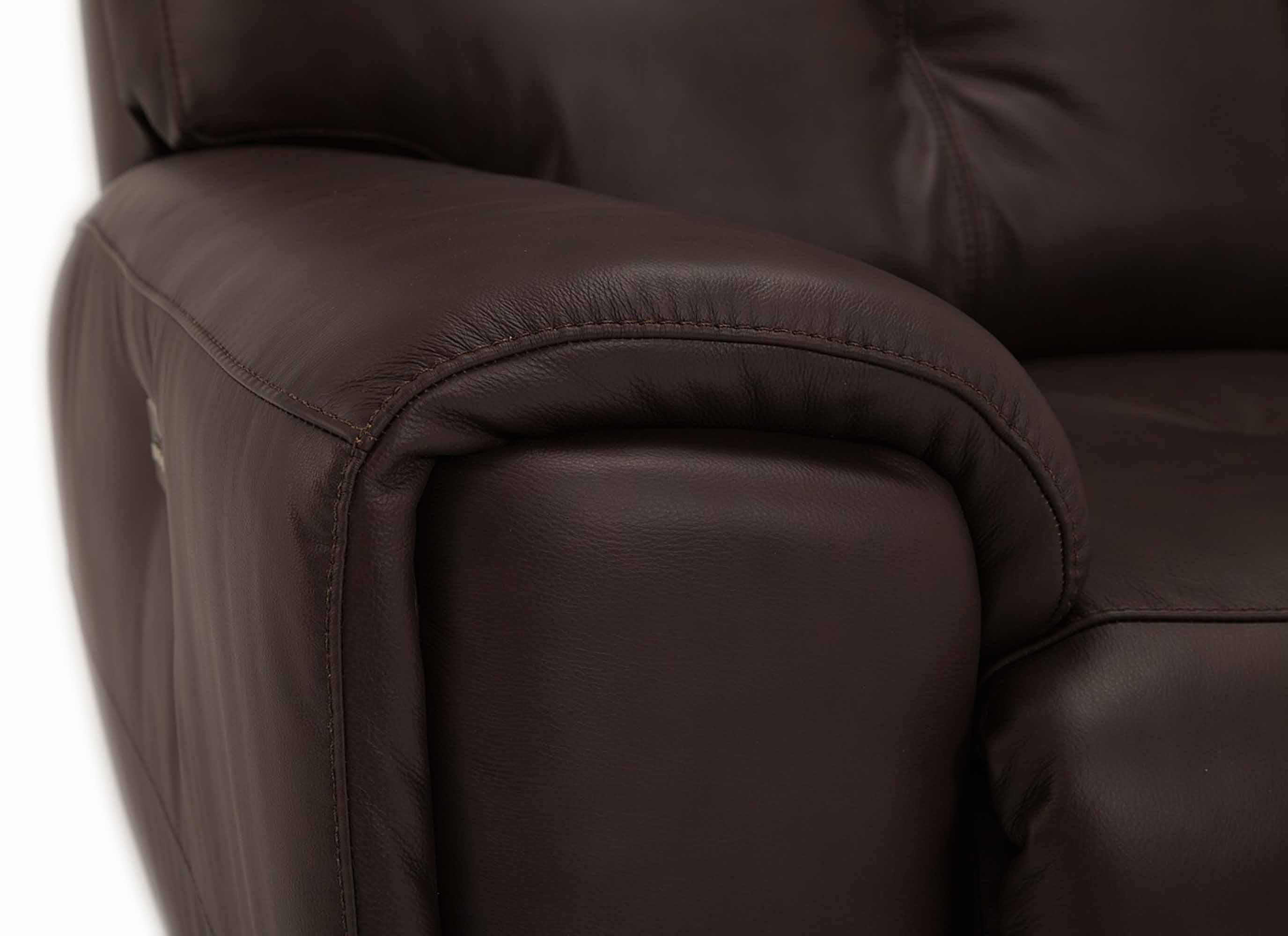 Aedon Leather Power Reclining Loveseat With Articulating Headrest - Image 3