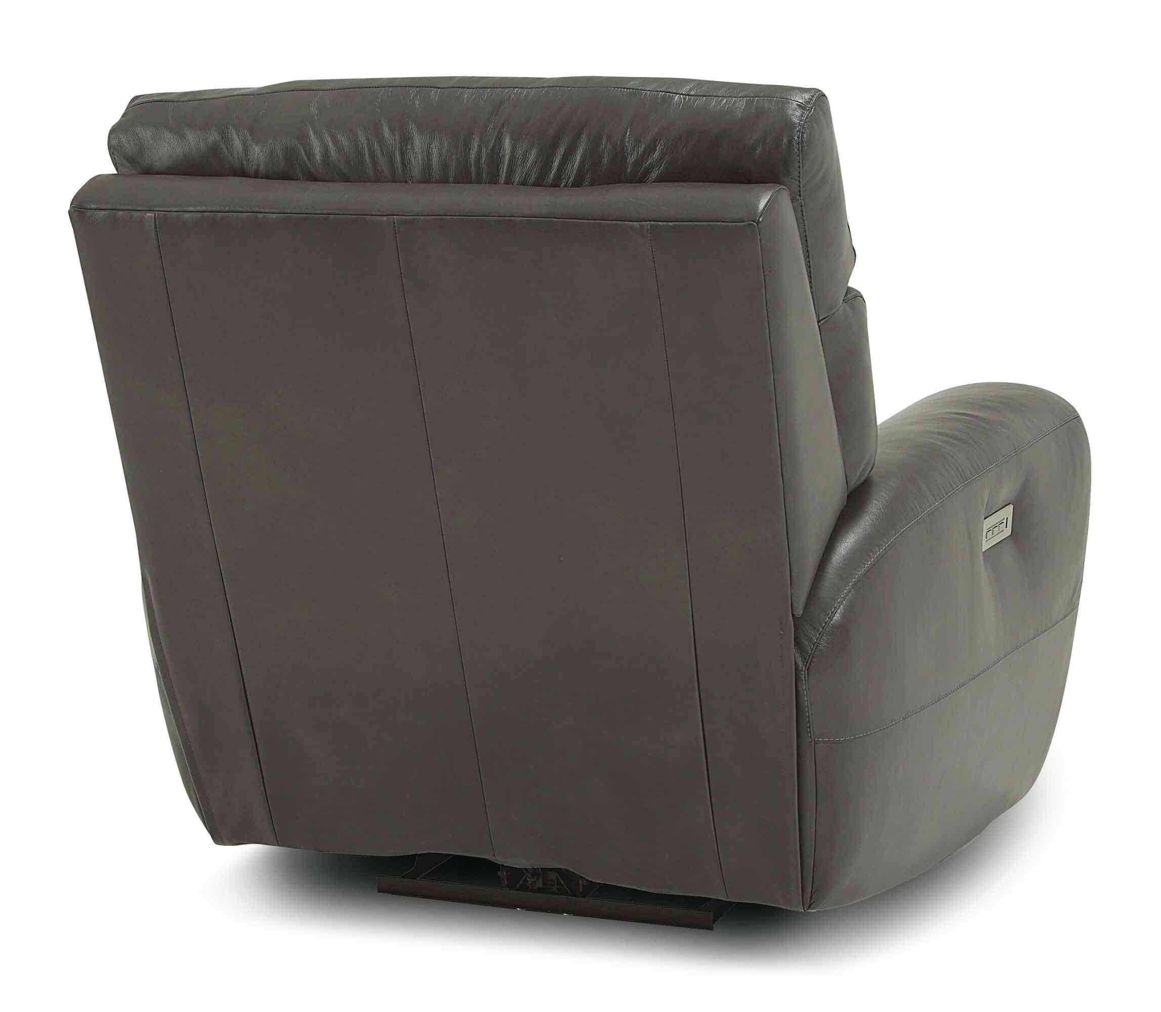 Aedon Leather Wallhugger Power Recliner With Articulating Headrest - Image 4