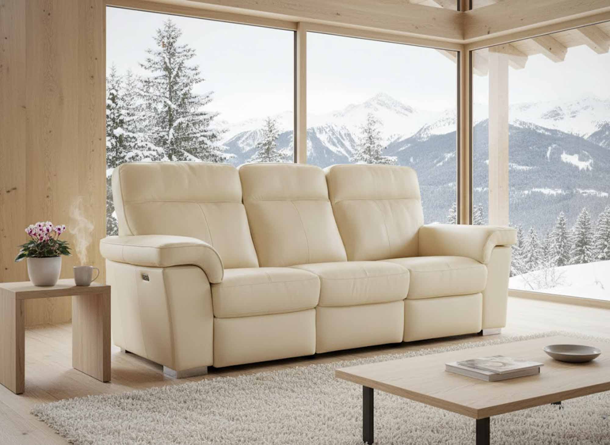 Alaska Leather Power Reclining Loveseat With Articulating Headrest - Image 6