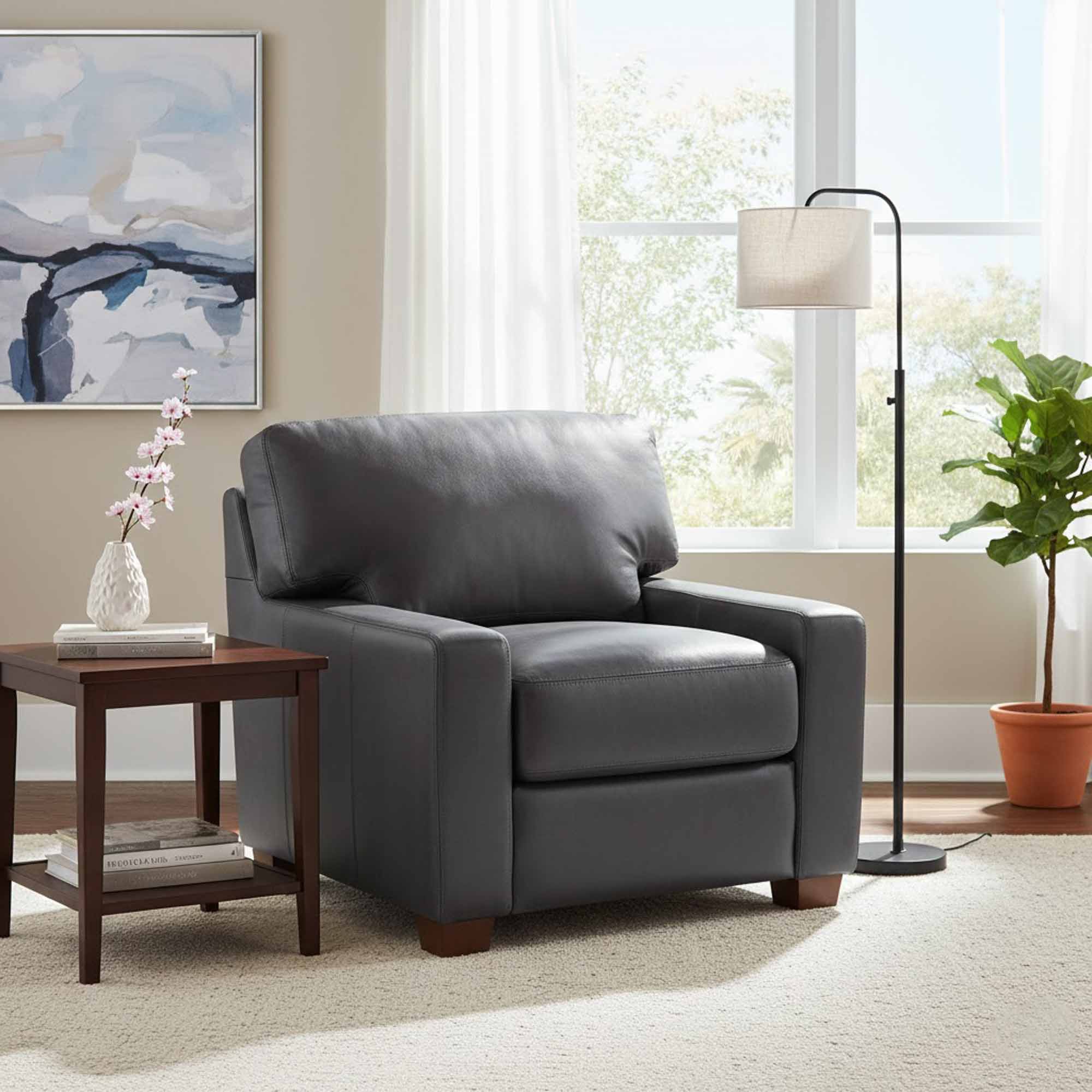 Albany Leather Chair - Image 8