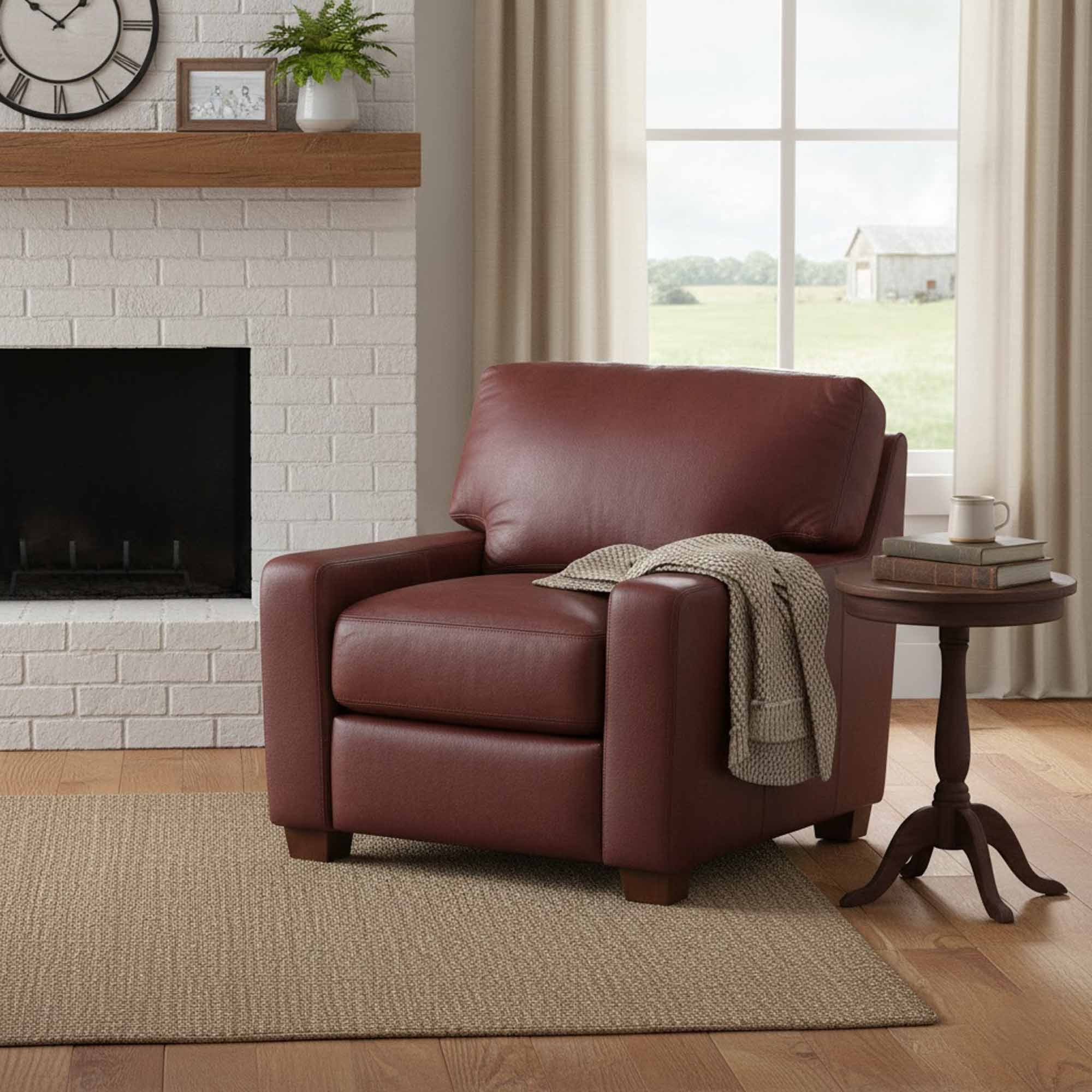 Albany Leather Recliner - Image 6