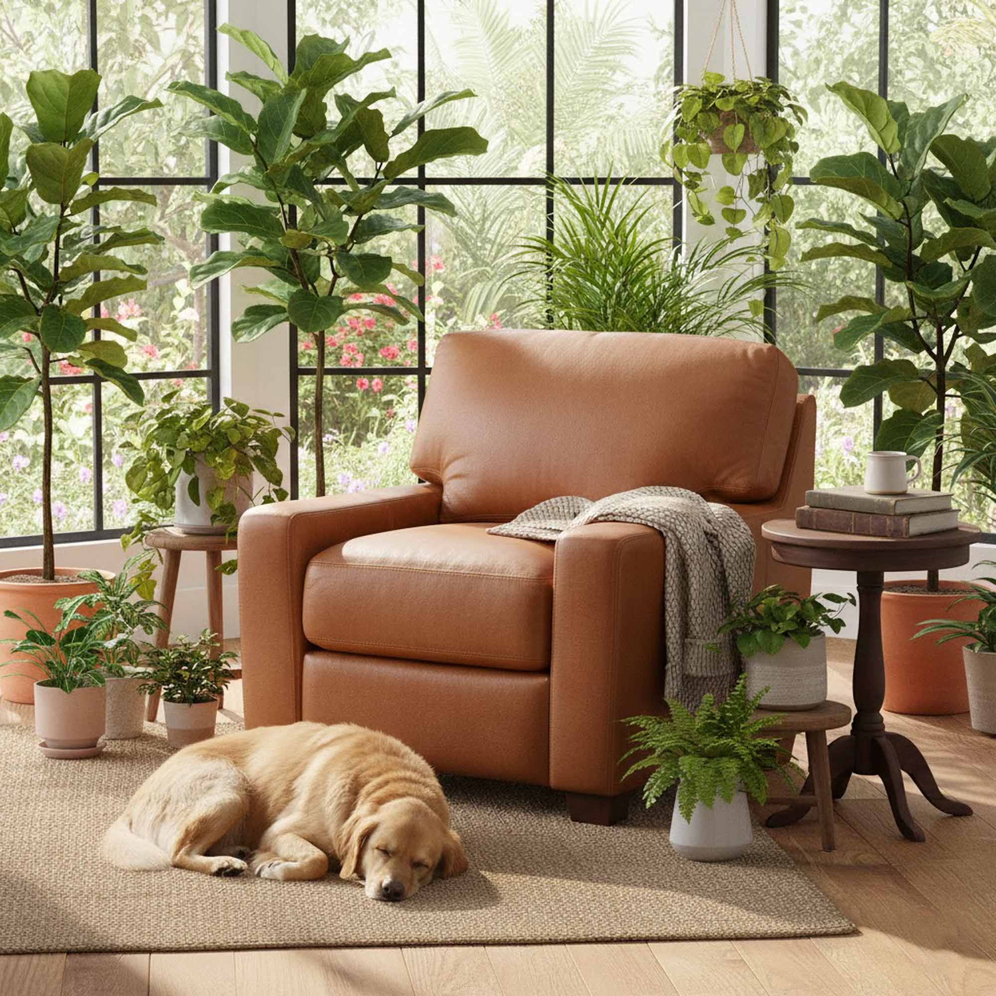 Albany Leather Recliner - Image 7
