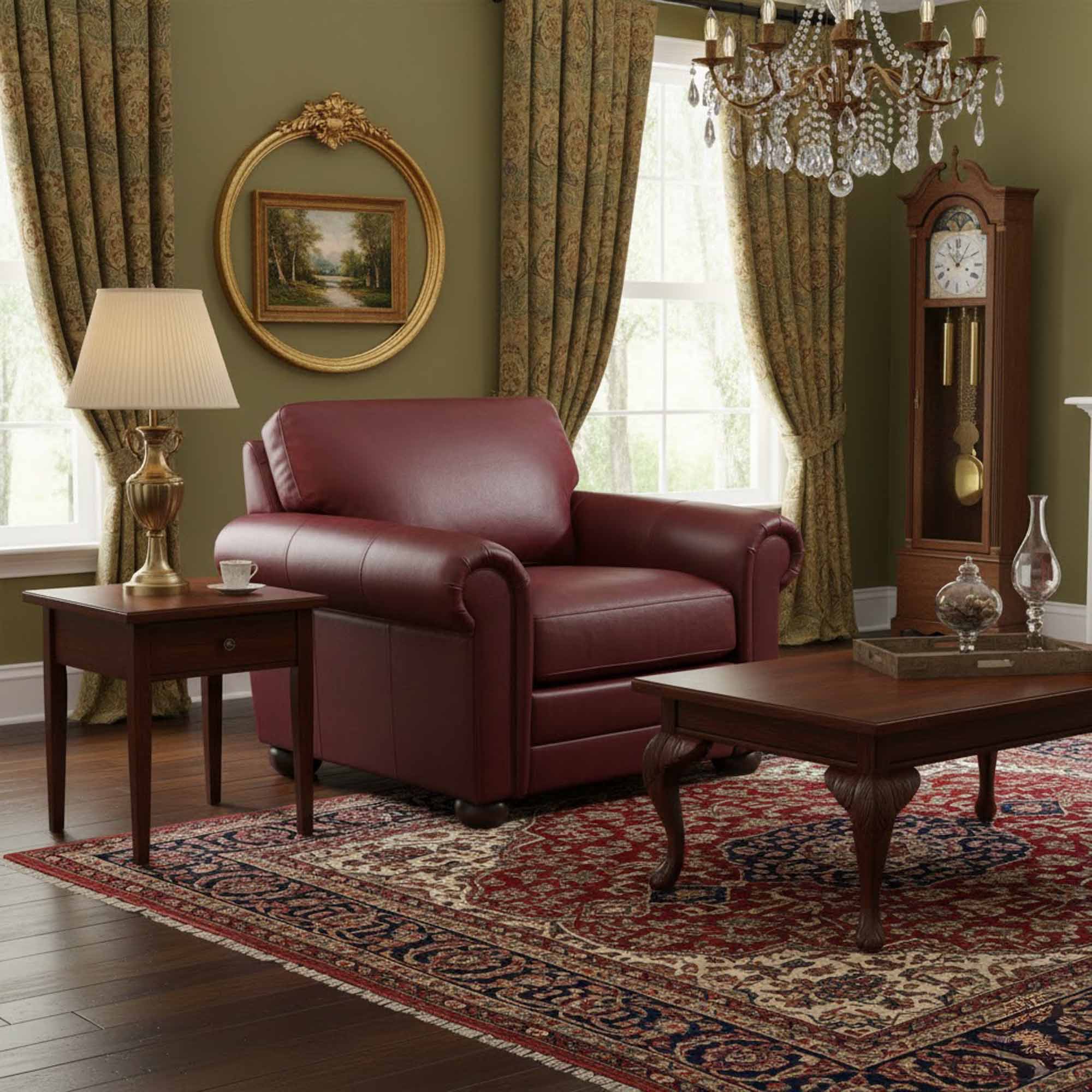 Alpharetta Leather Chair - Image 3