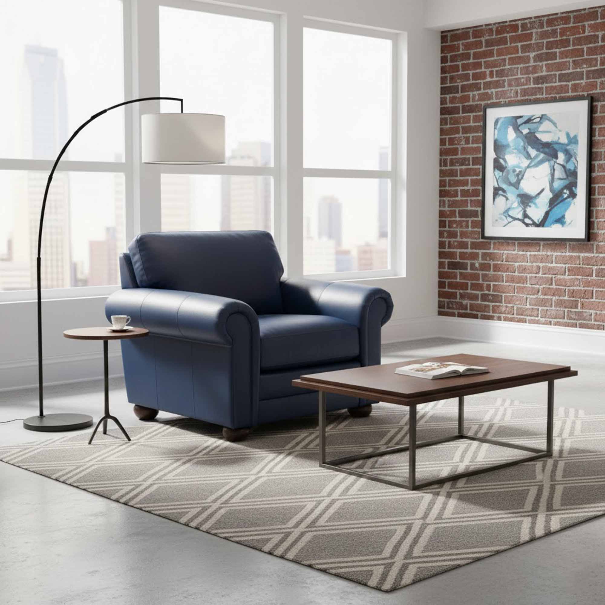 Alpharetta Leather Chair - Image 5