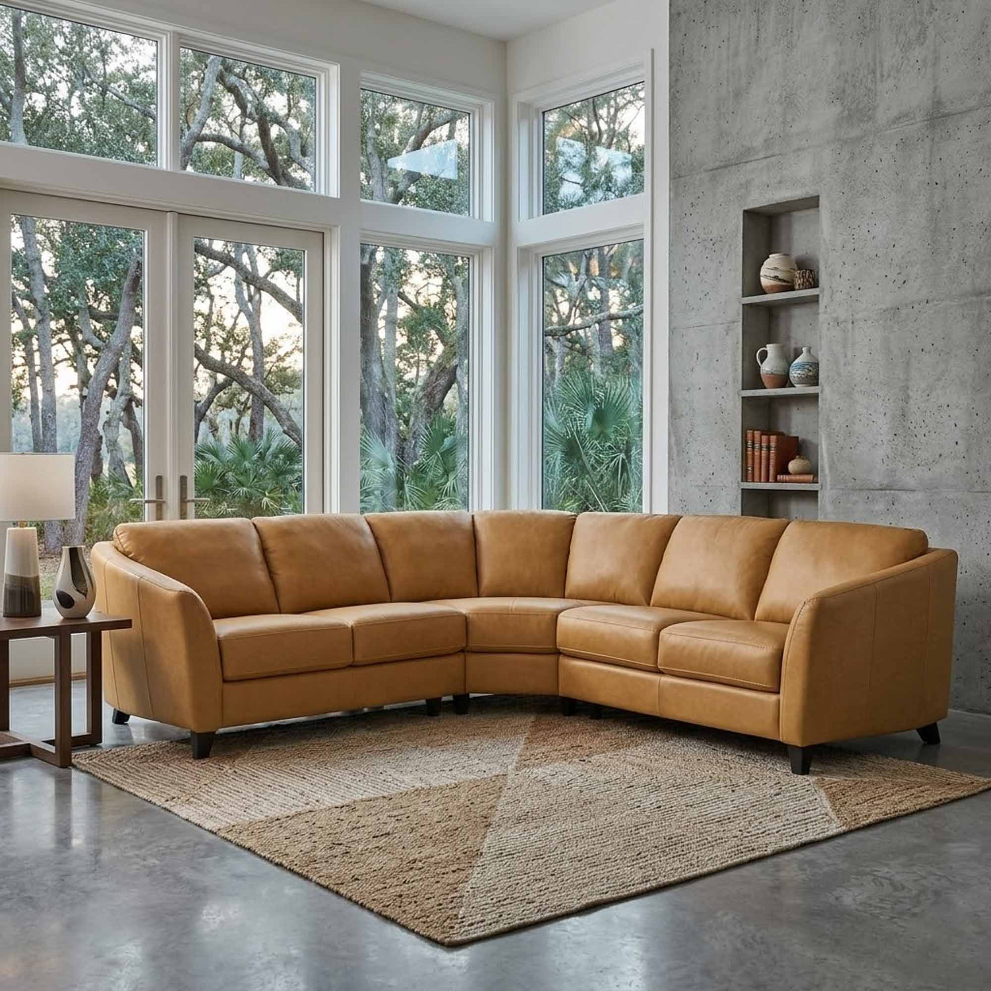 Alula Leather Sectional - Image 11