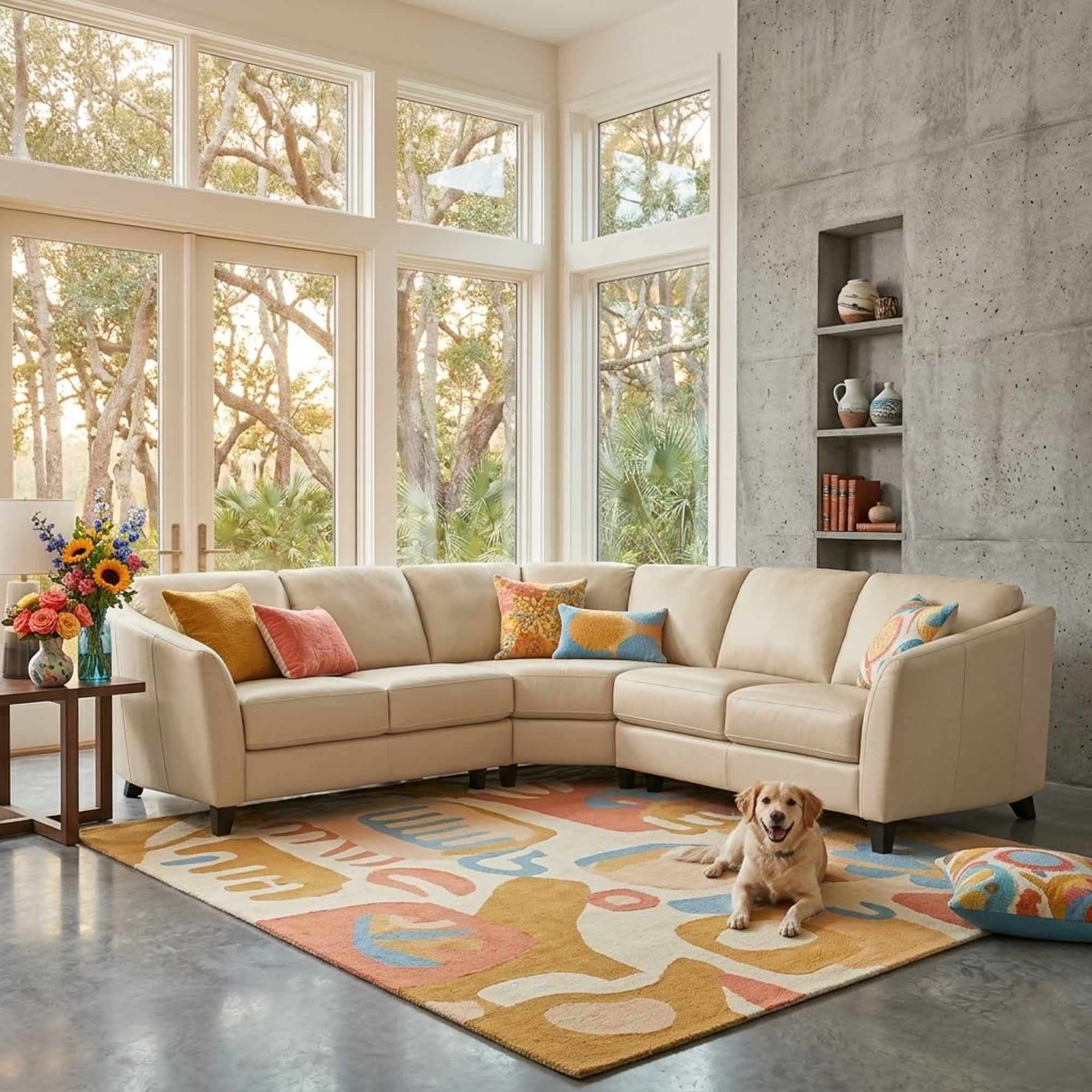 Alula Leather Sectional - Image 12