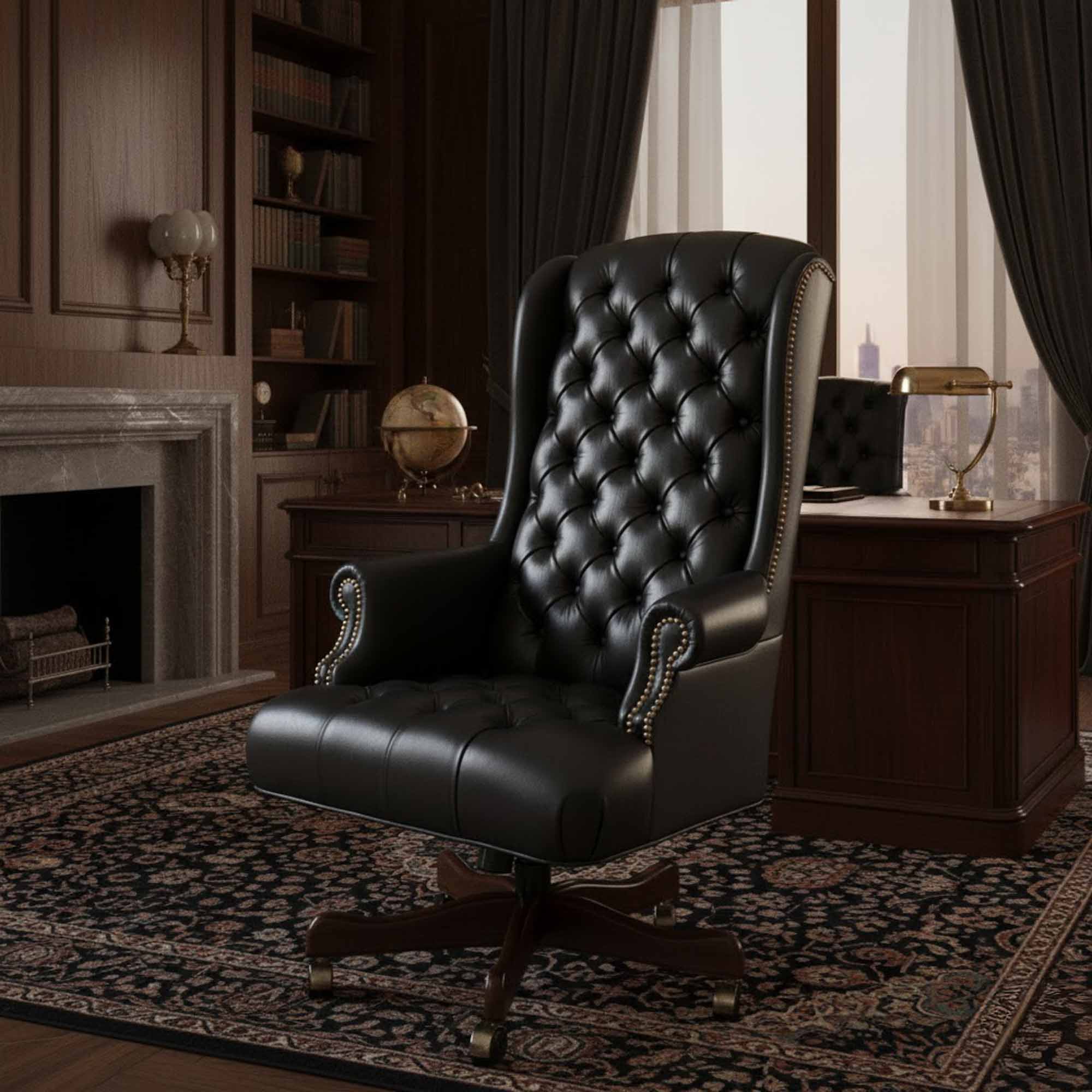 American Leather Executive Chair (Swivel Tilt) - Image 6