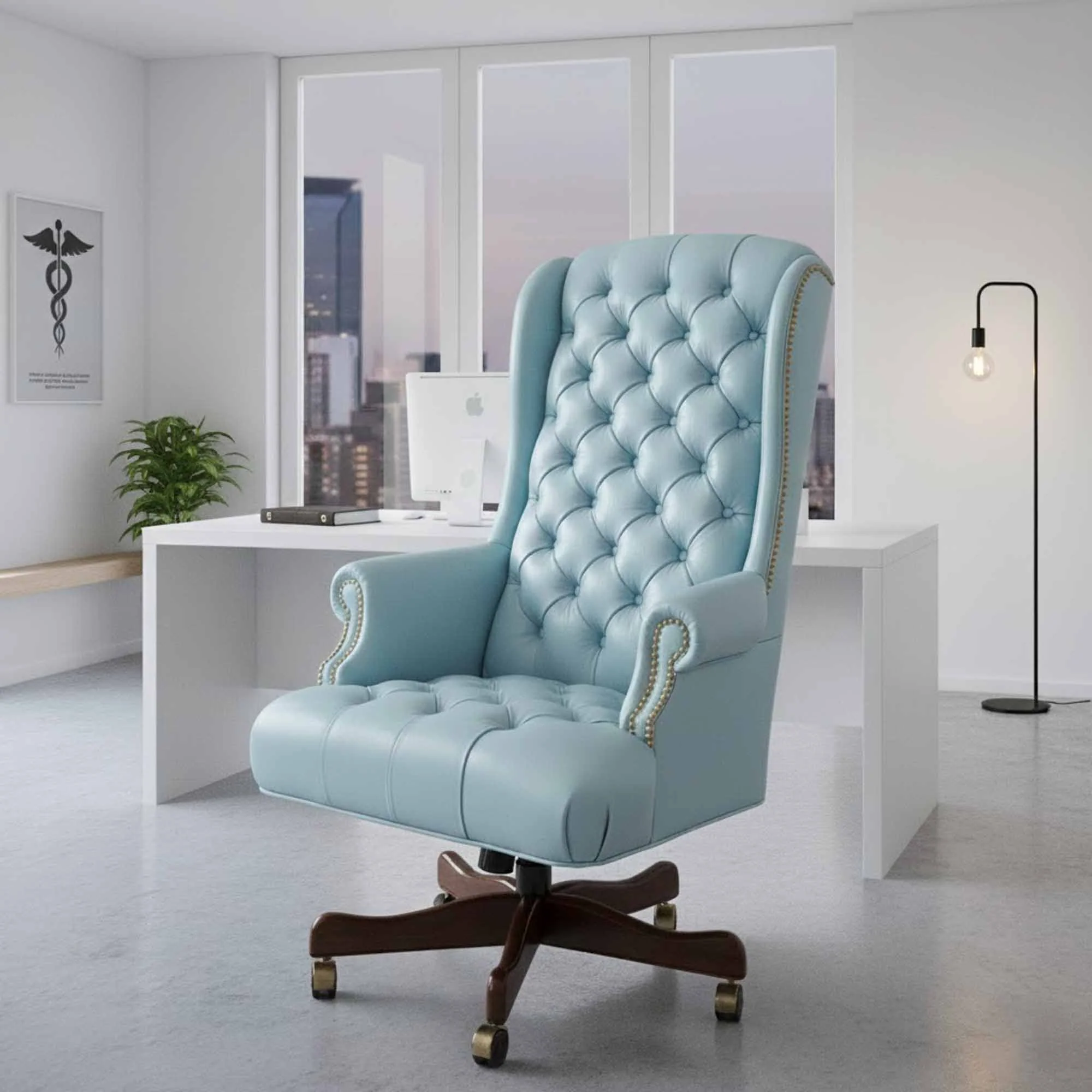 American Leather Executive Chair (Swivel Tilt) - Image 7