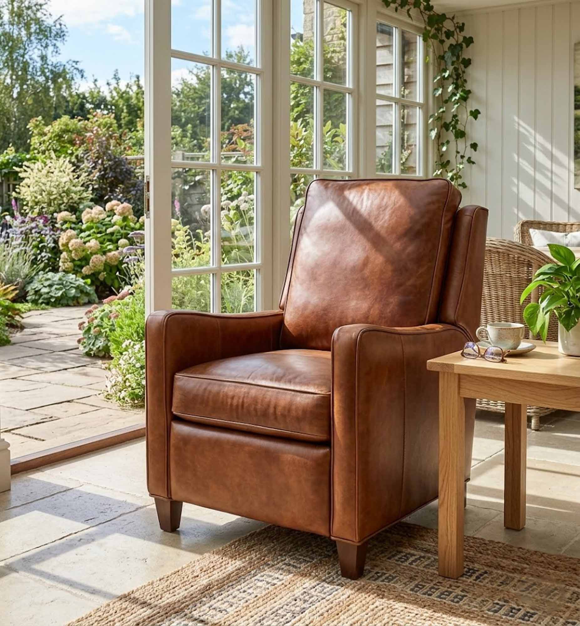 Ani Leather Recliner - Image 10
