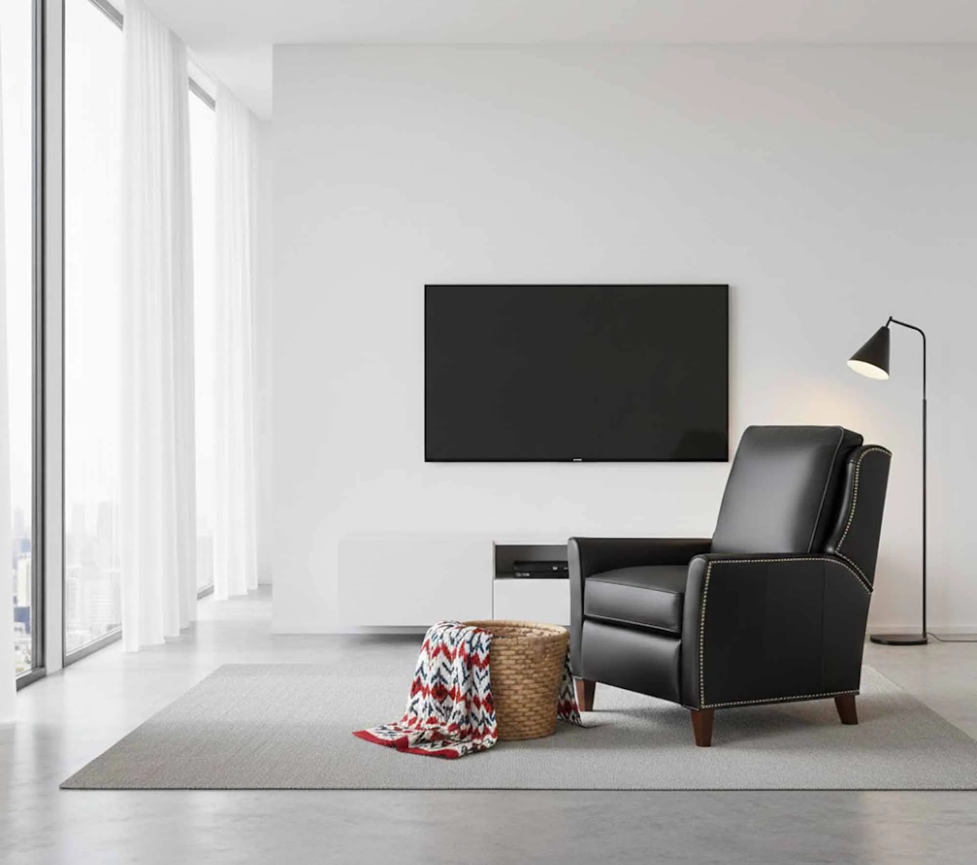 Tatum Leather Recliner - Image 9
