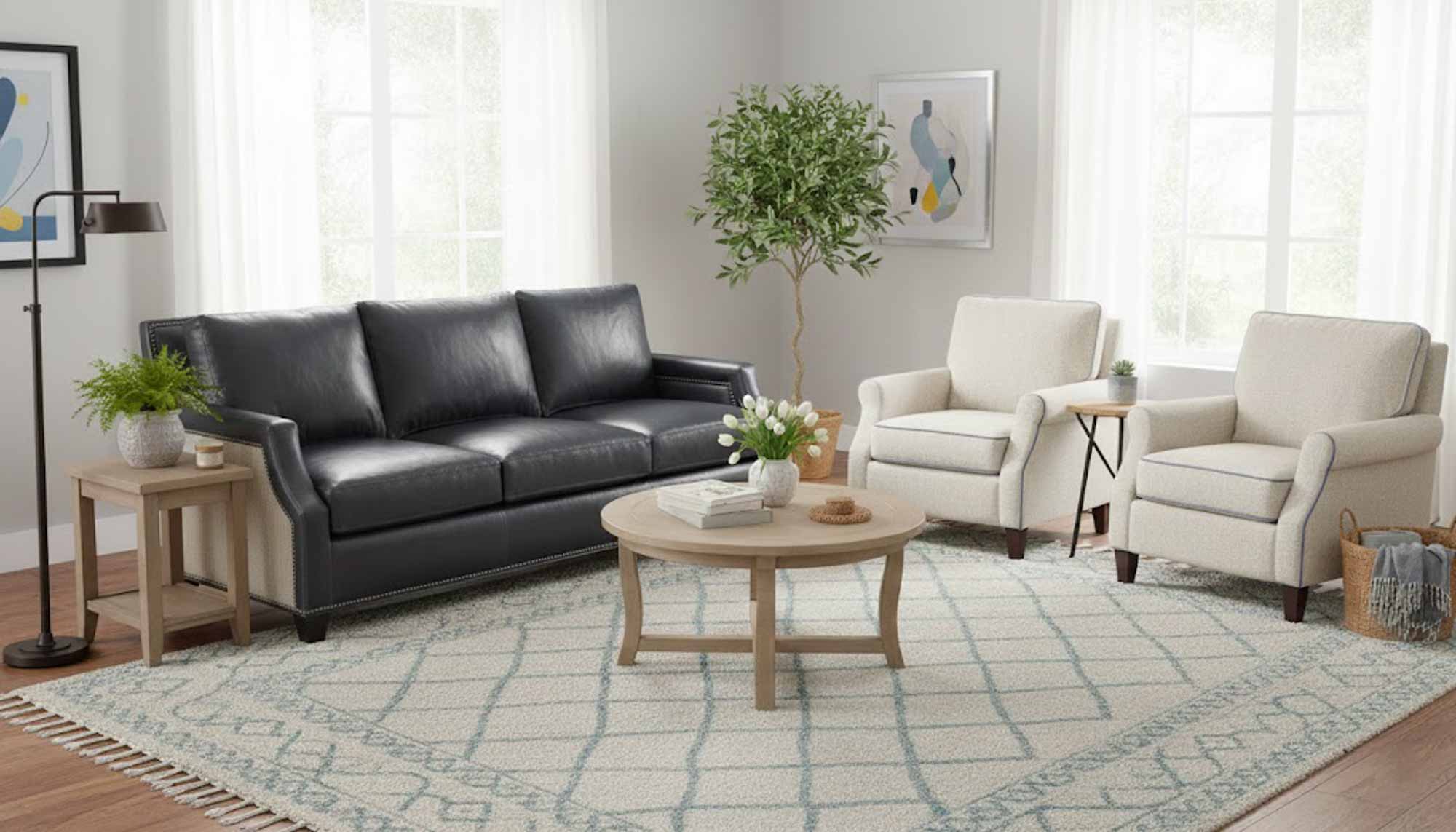 April Leather Sofa - Image 2
