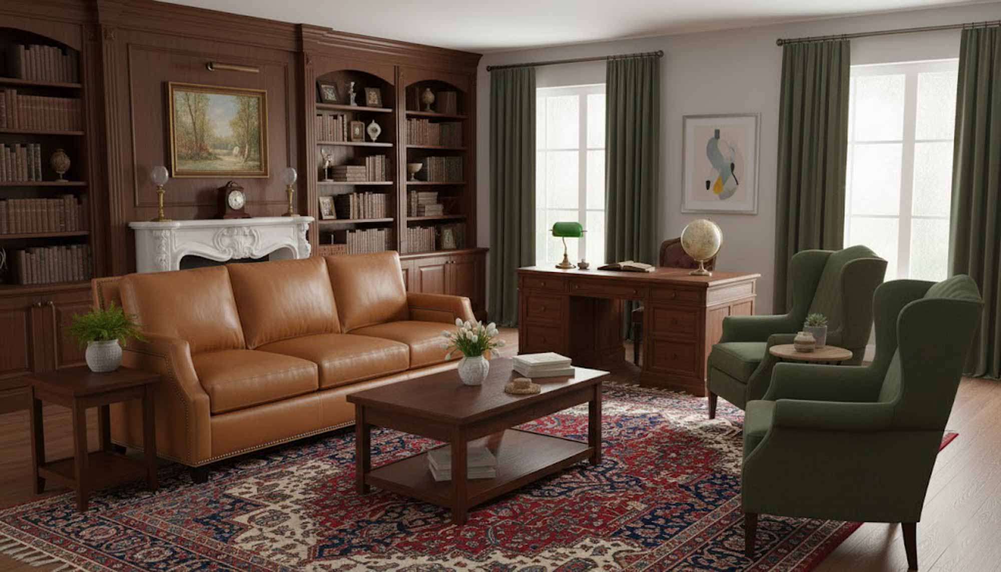 April Leather Sofa - Image 4
