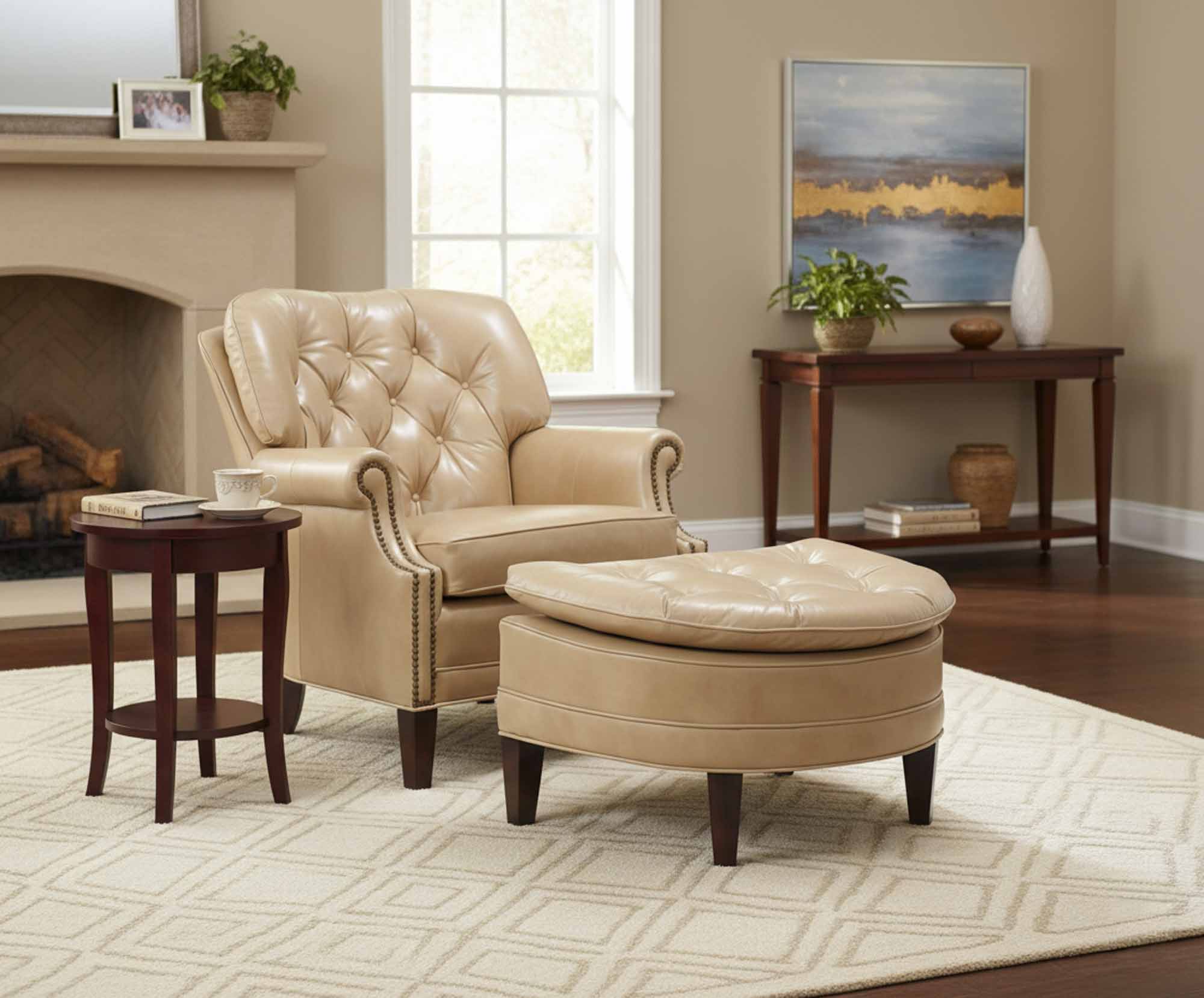 Archer Leather Chair - Image 4
