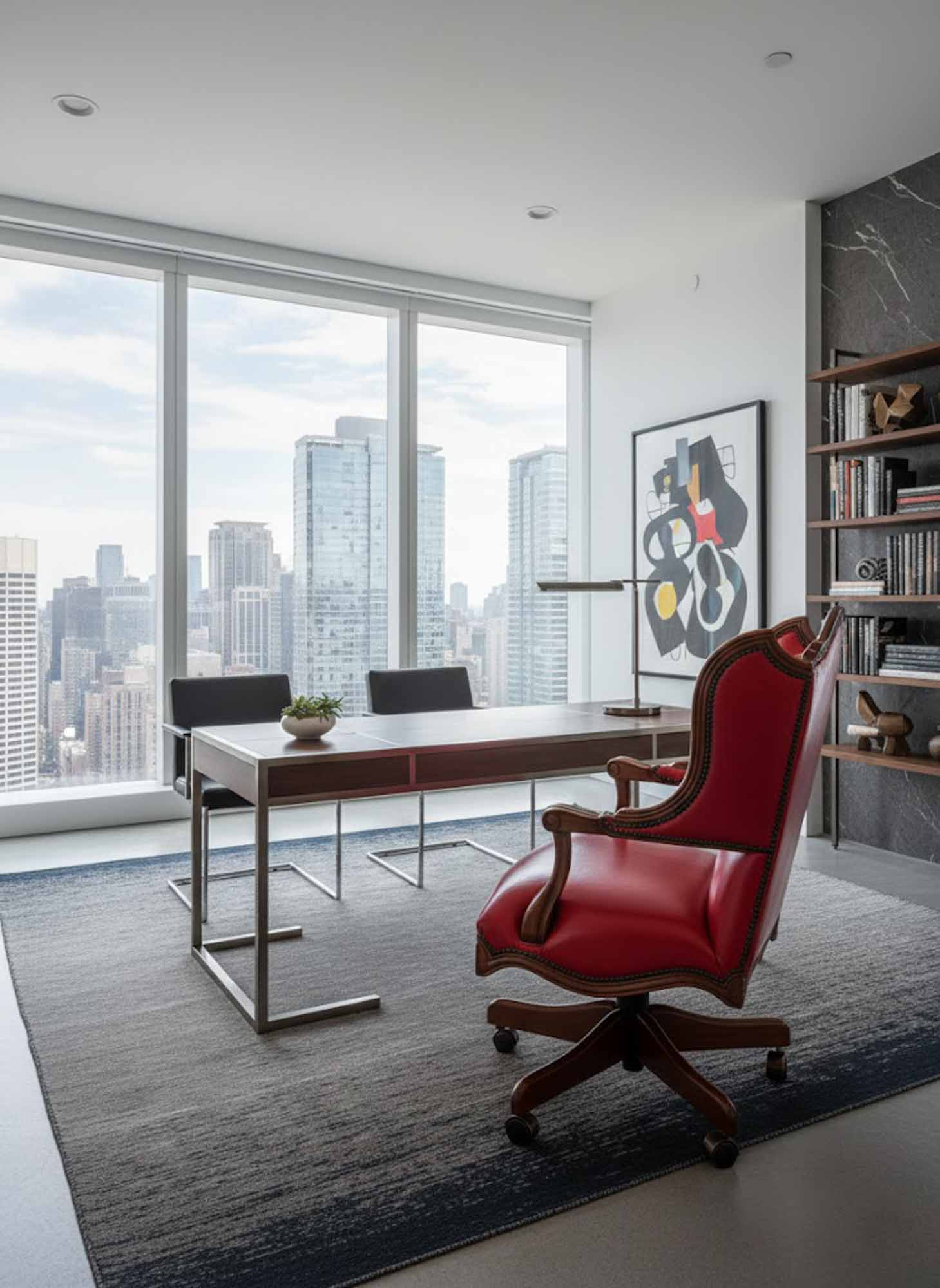 Arthur Leather Executive Chair - Image 7