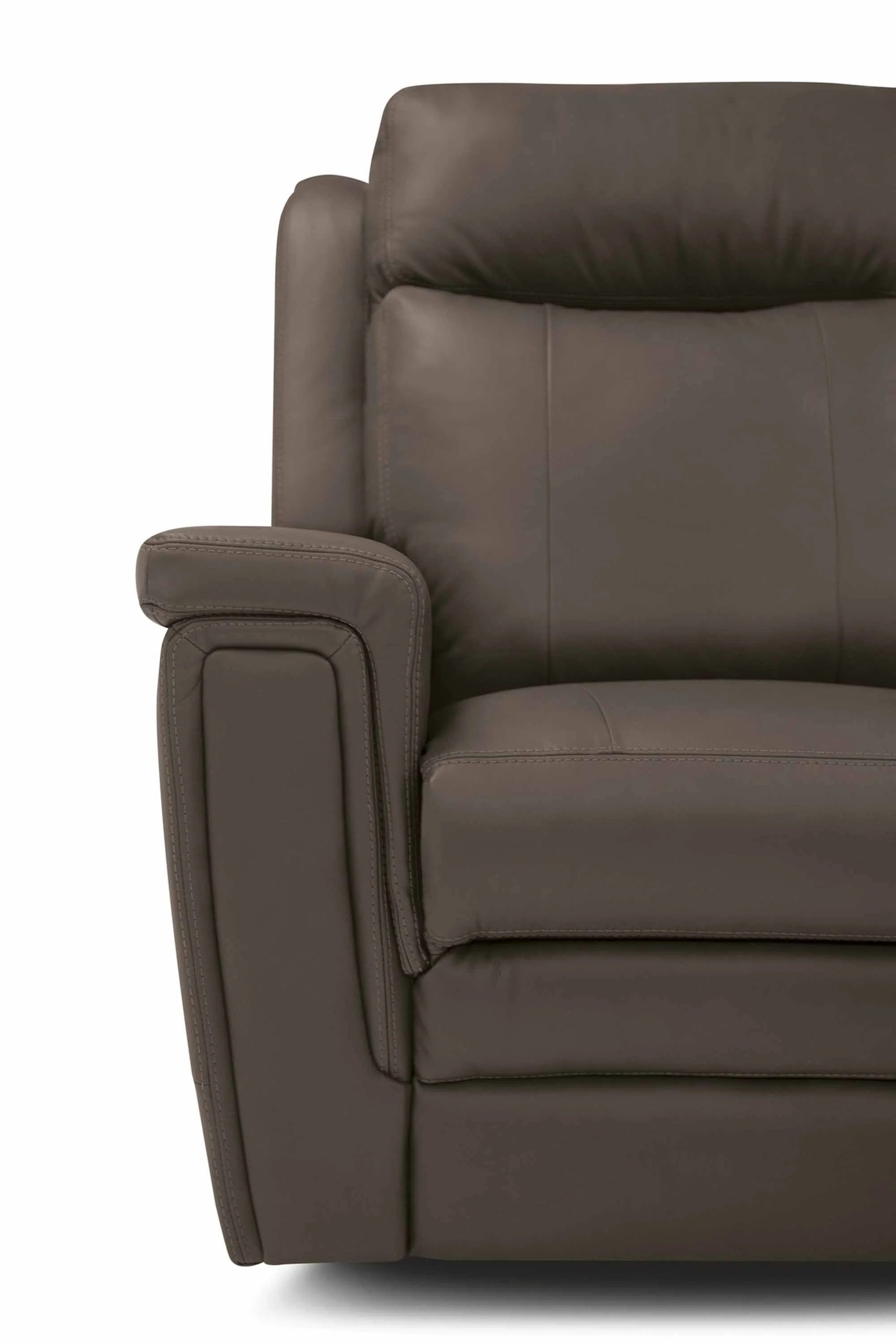 Asher Leather Power Reclining Loveseat With Articulating Headrest - Image 2