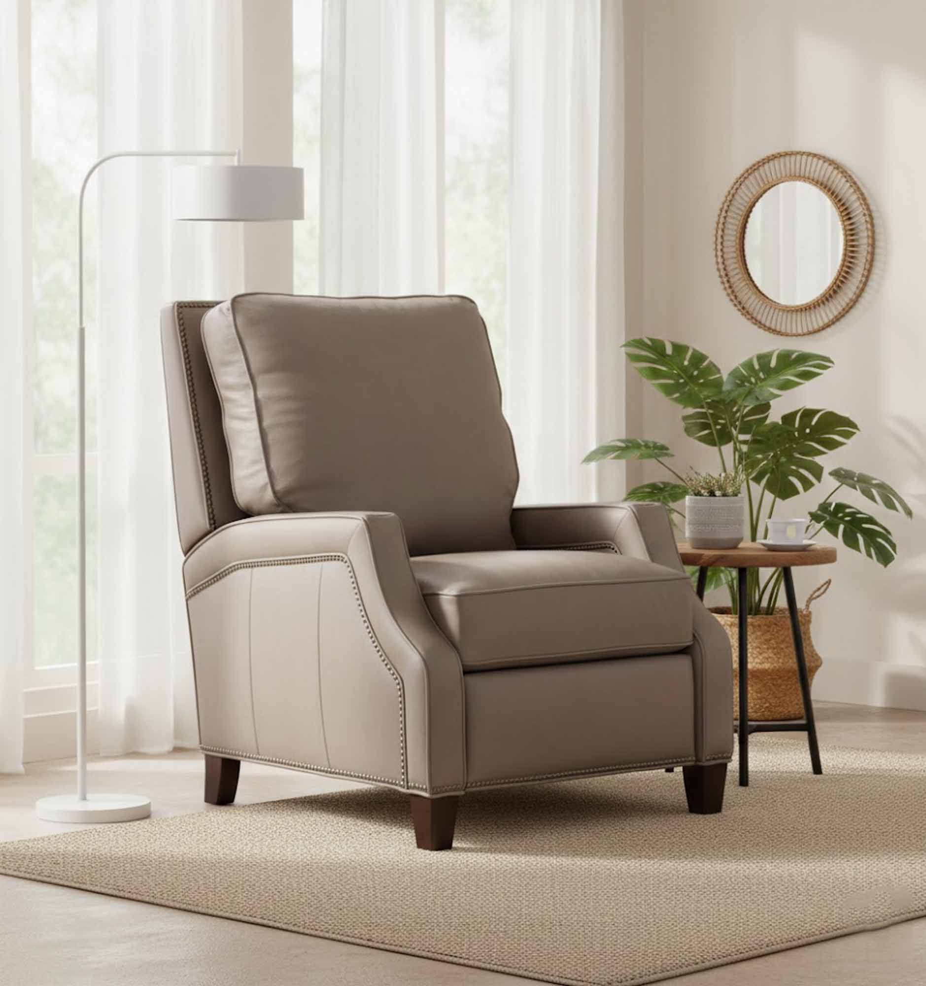 Aspen Lenado Leather Recliner - Image 6