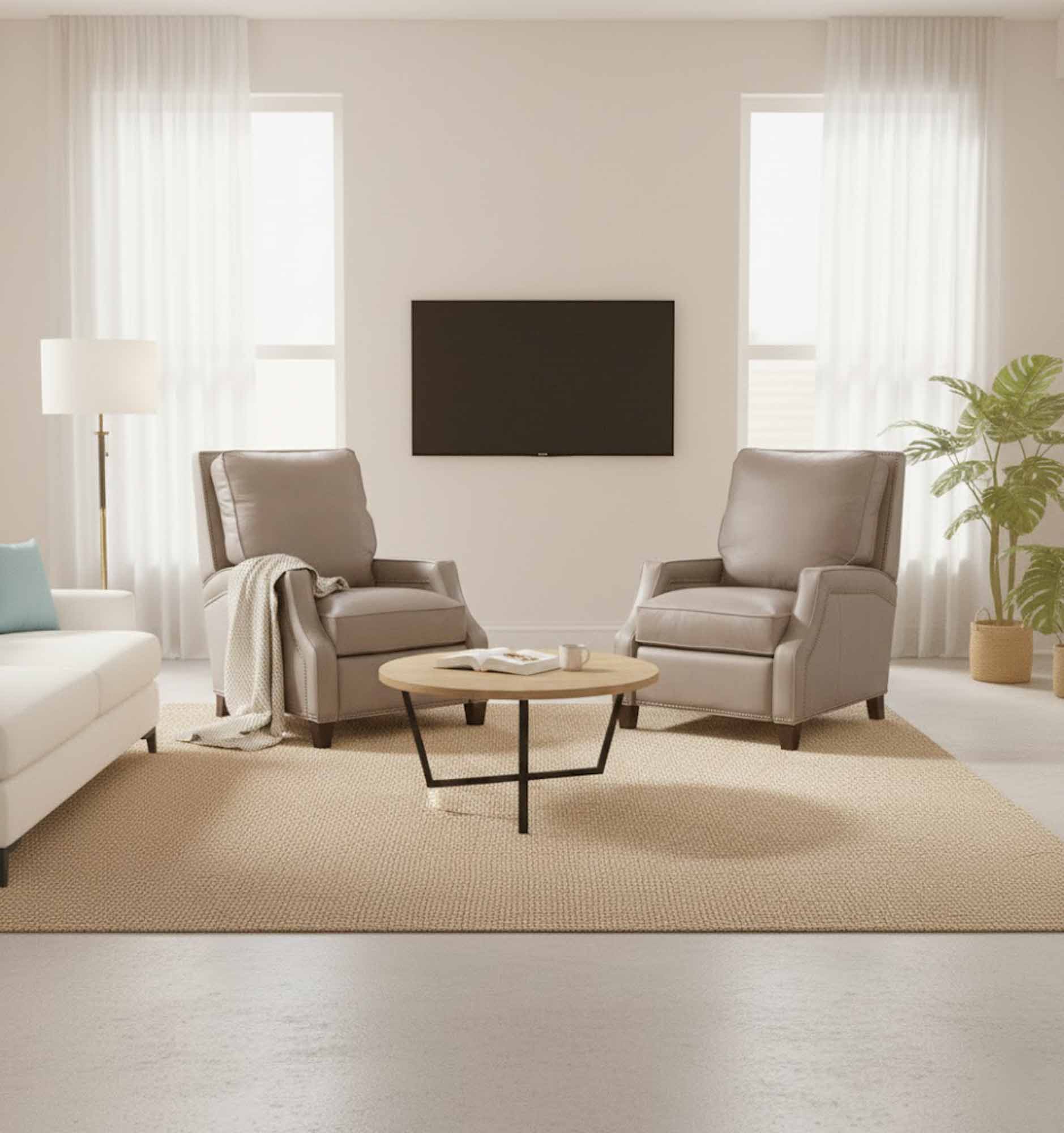 Aspen Lenado Leather Recliner - Image 7