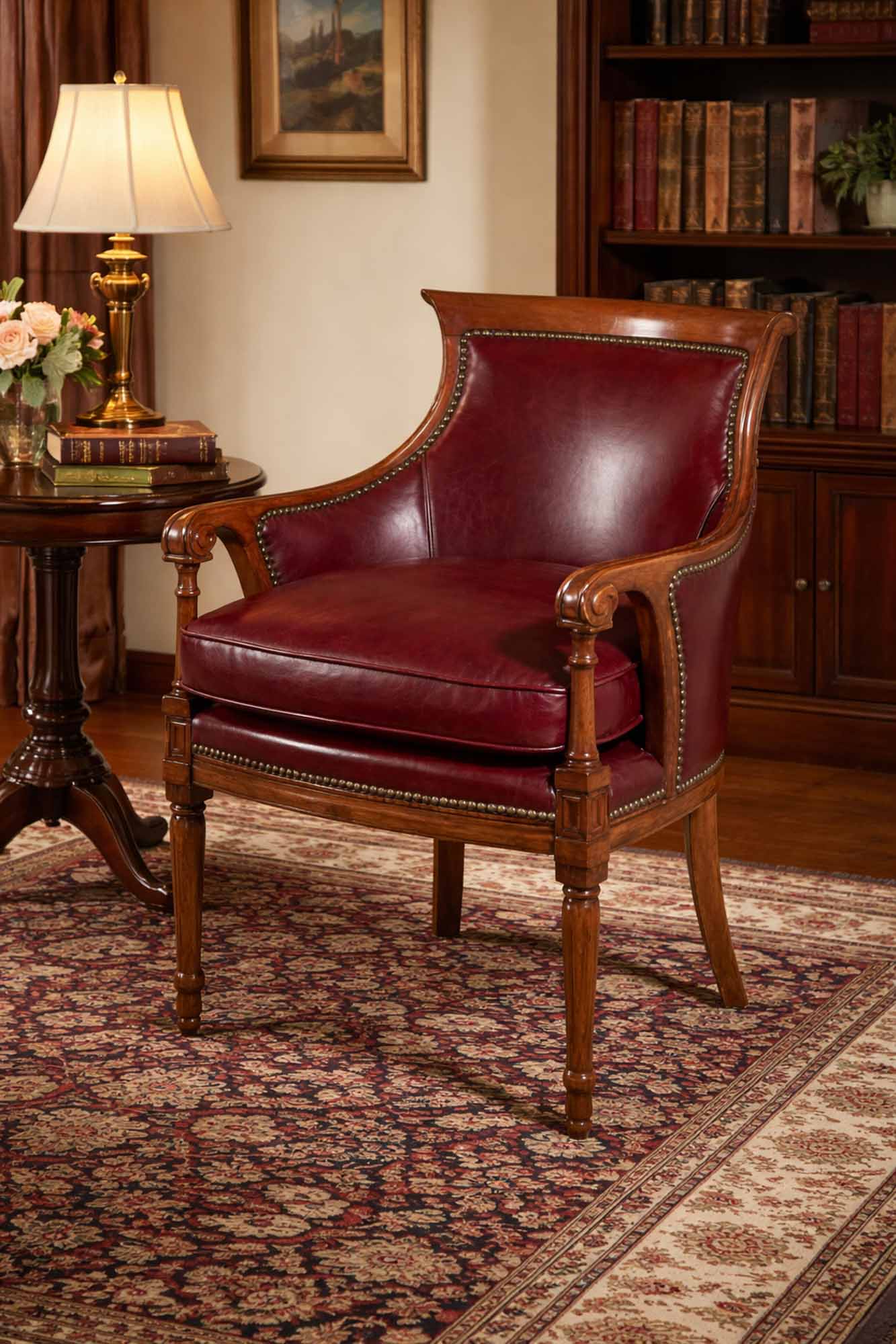 Augusta Leather Chair - Image 4