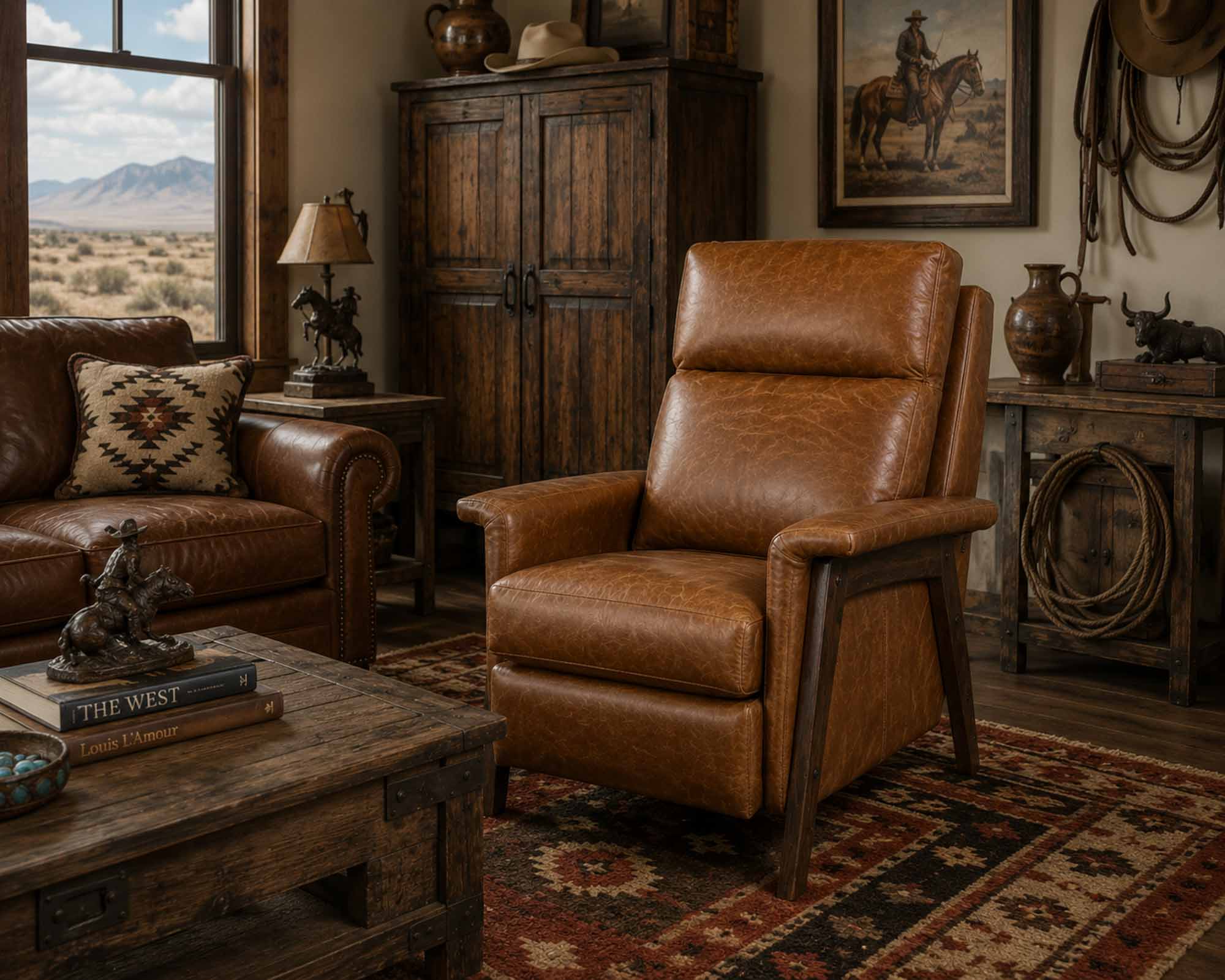 Axel Leather Recliner - Image 10