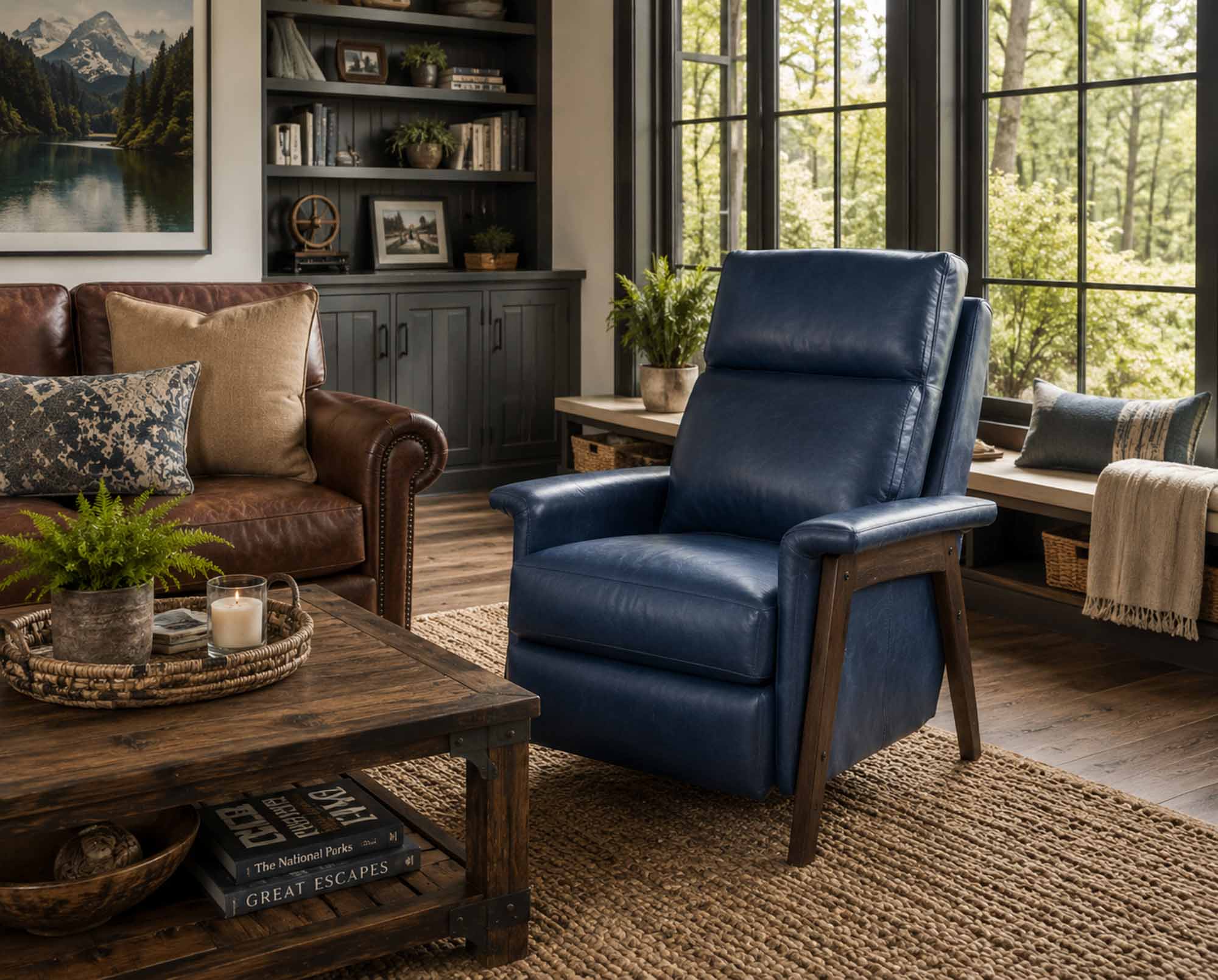 Axel Leather Recliner - Image 9