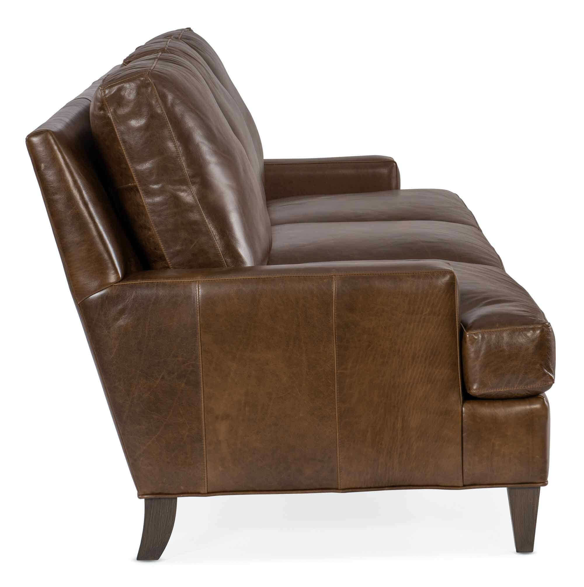 Barker Leather Sofa - Image 3