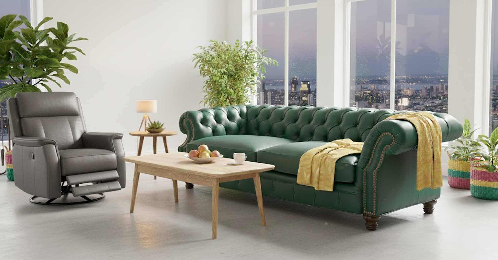 Barlow Leather Sofa - Image 6