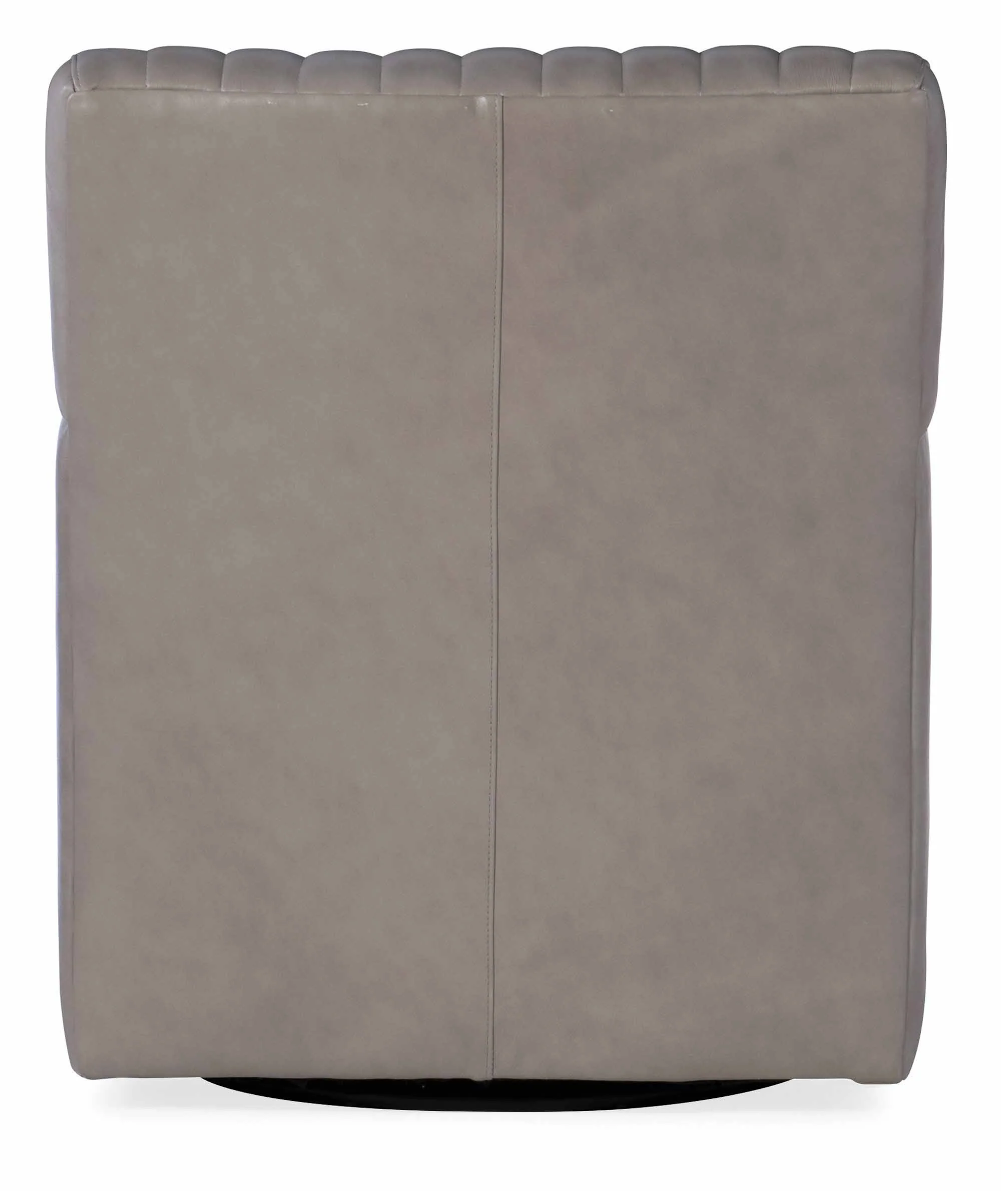 Barnabus Leather Swivel Chair - Image 3