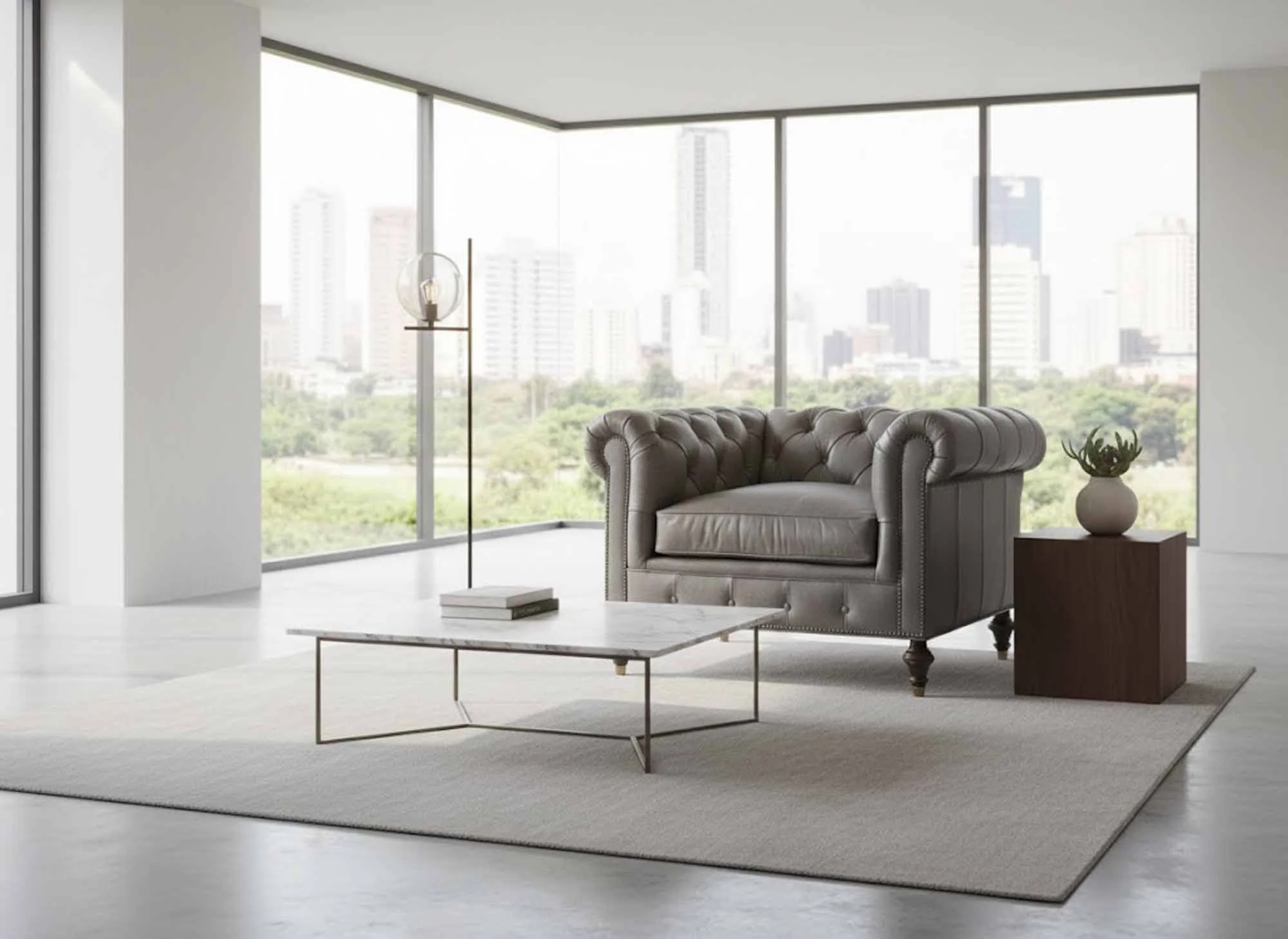 Baton Rouge Leather Chair - Image 4