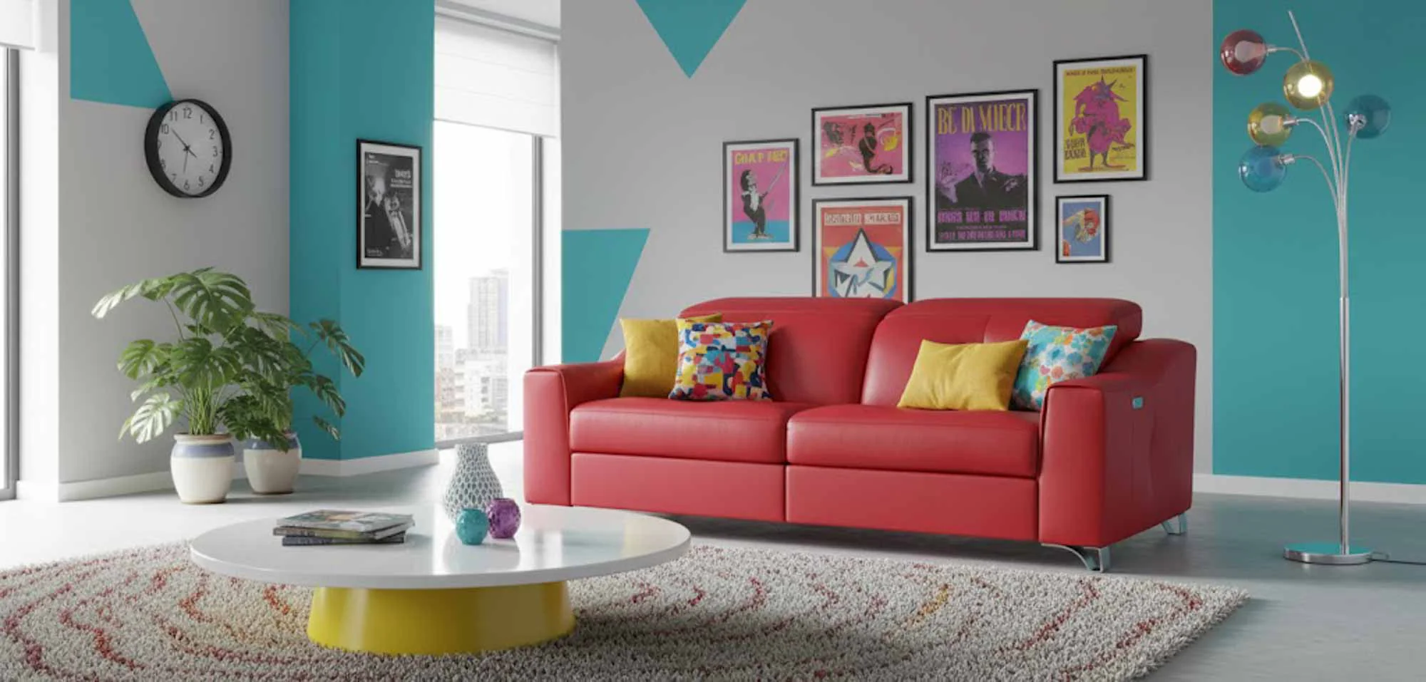 Bellini Leather 2 Cushion Power Reclining Sofa With Articulating Headrest - Image 6