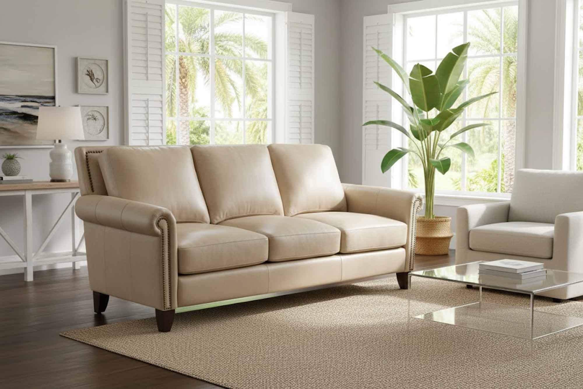 Benjamin Leather Sofa - Image 6
