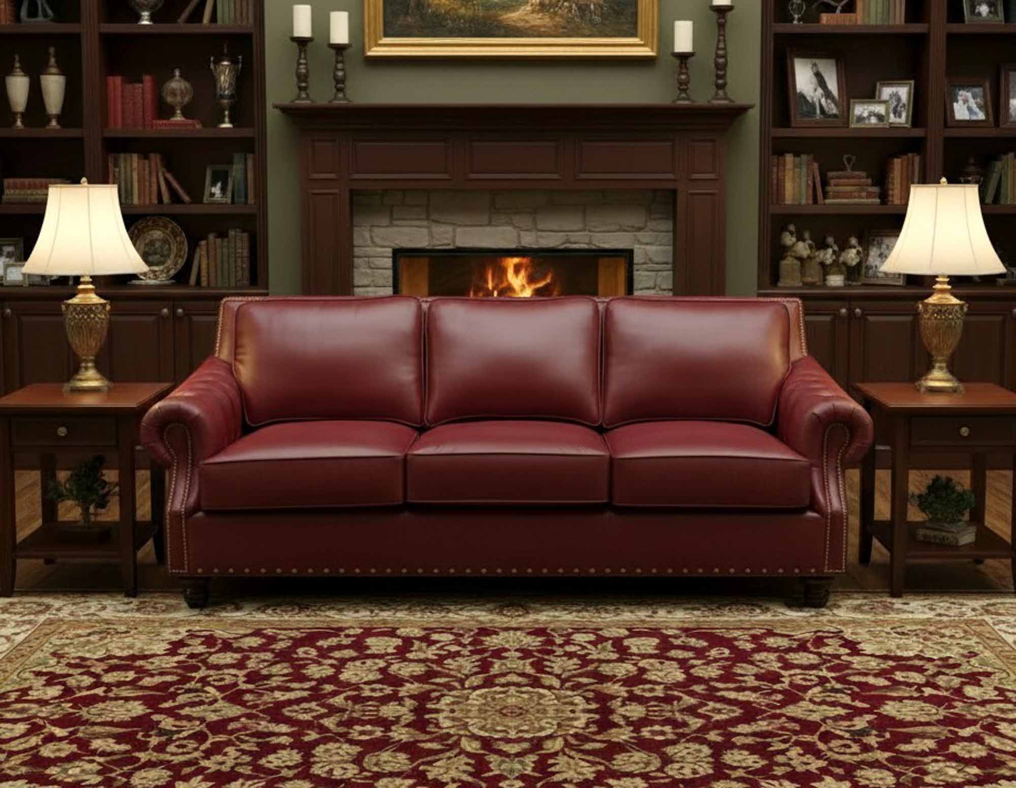 Beverly Leather Sofa - Image 3