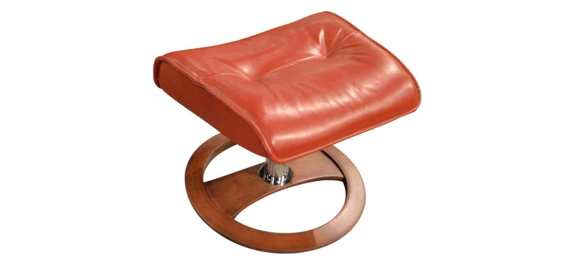 Big Sur Leather Chair and Ottoman - Image 3