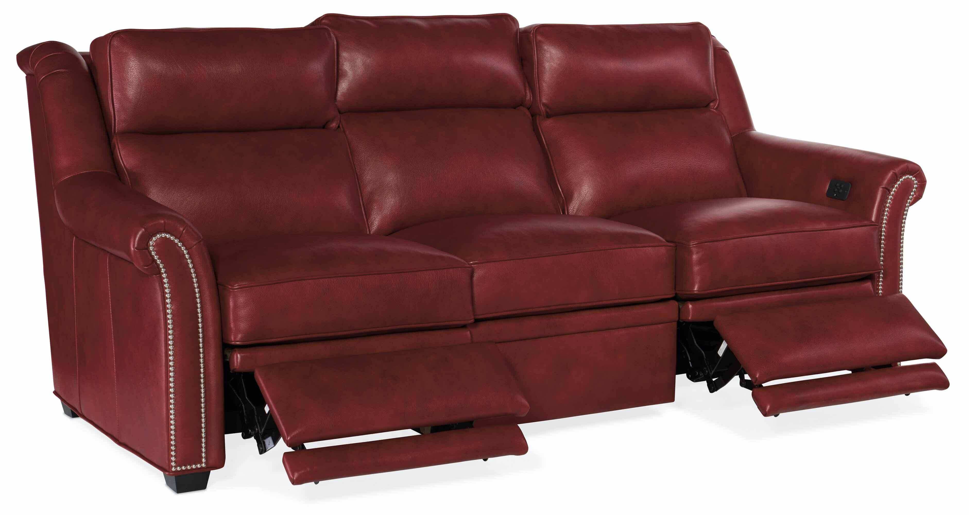 Bolton Leather Power Reclining Sofa With Articulating Headrest - Image 6