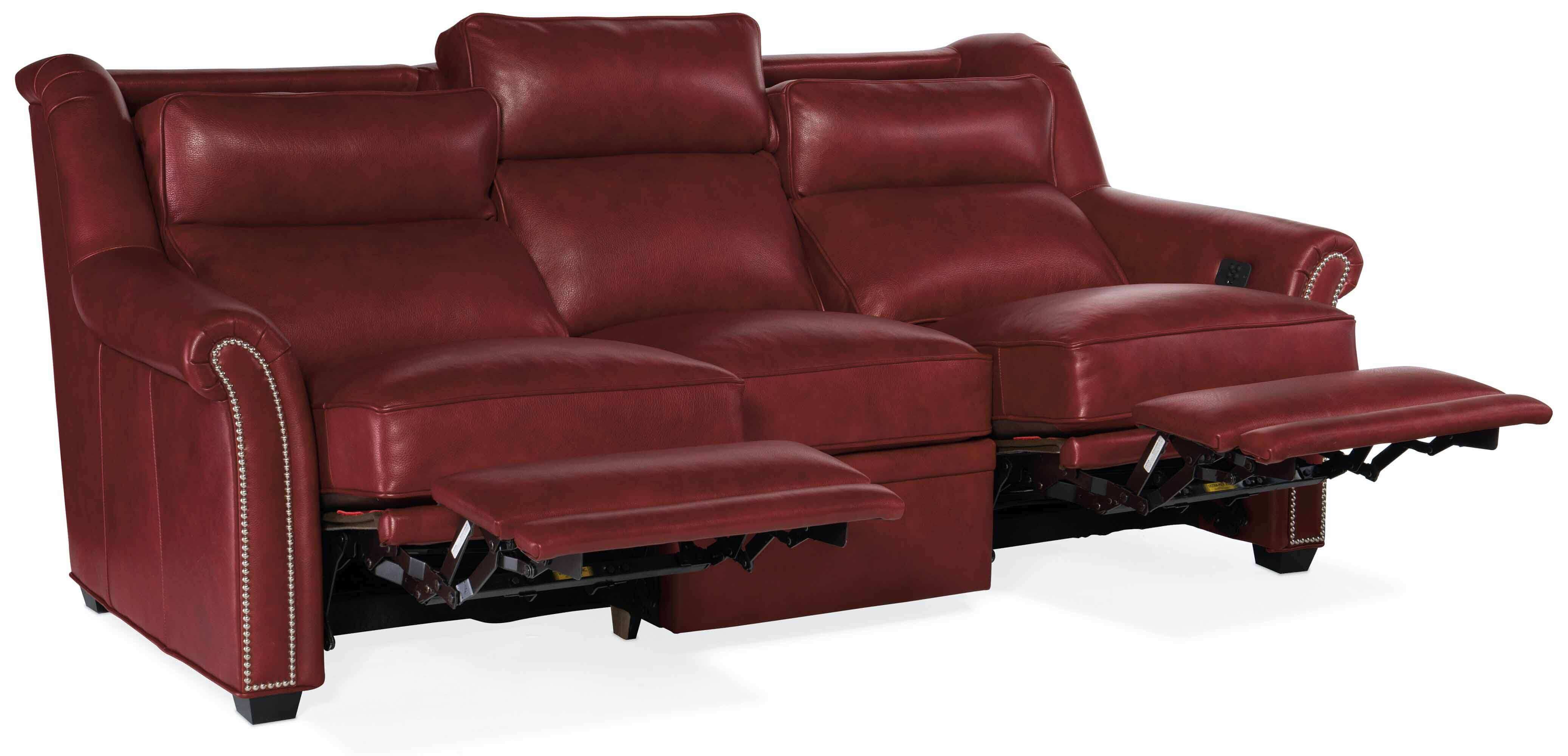 Bolton Leather Power Reclining Sofa With Articulating Headrest - Image 7