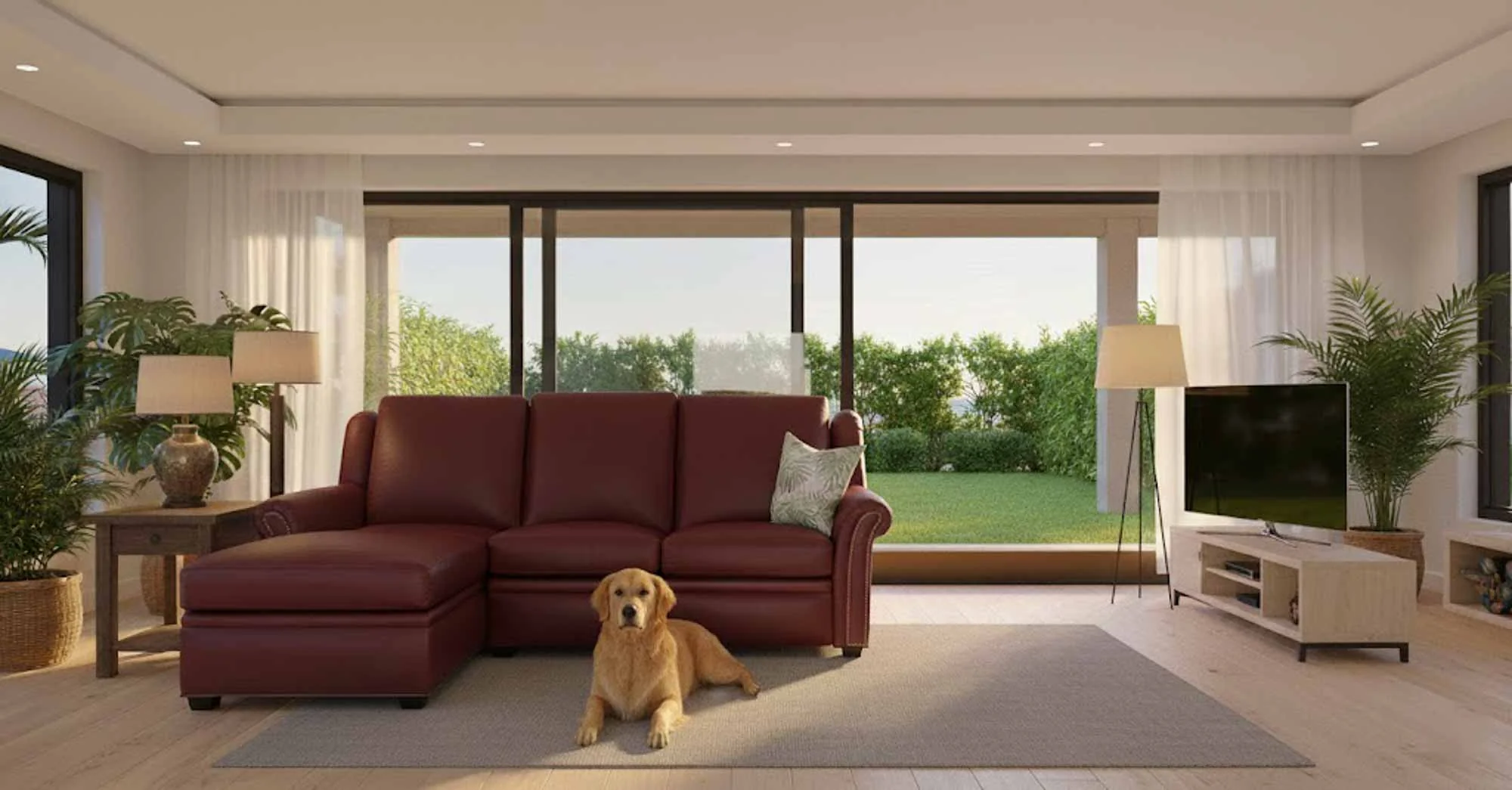 Bolton Leather Power Reclining Sofa With Articulating Headrest With Chaise - Image 10