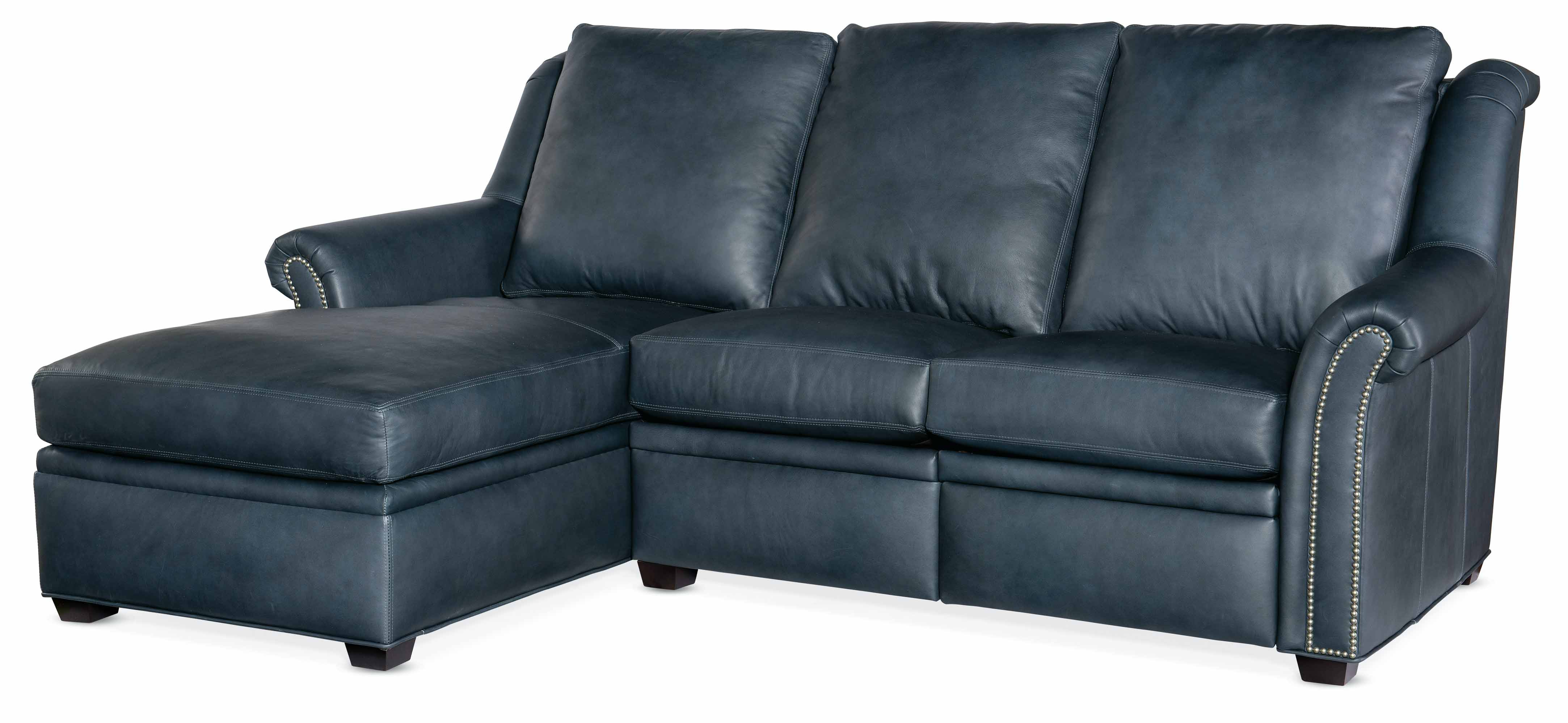 Bolton Leather Power Reclining Sofa With Articulating Headrest With Chaise - Image 2