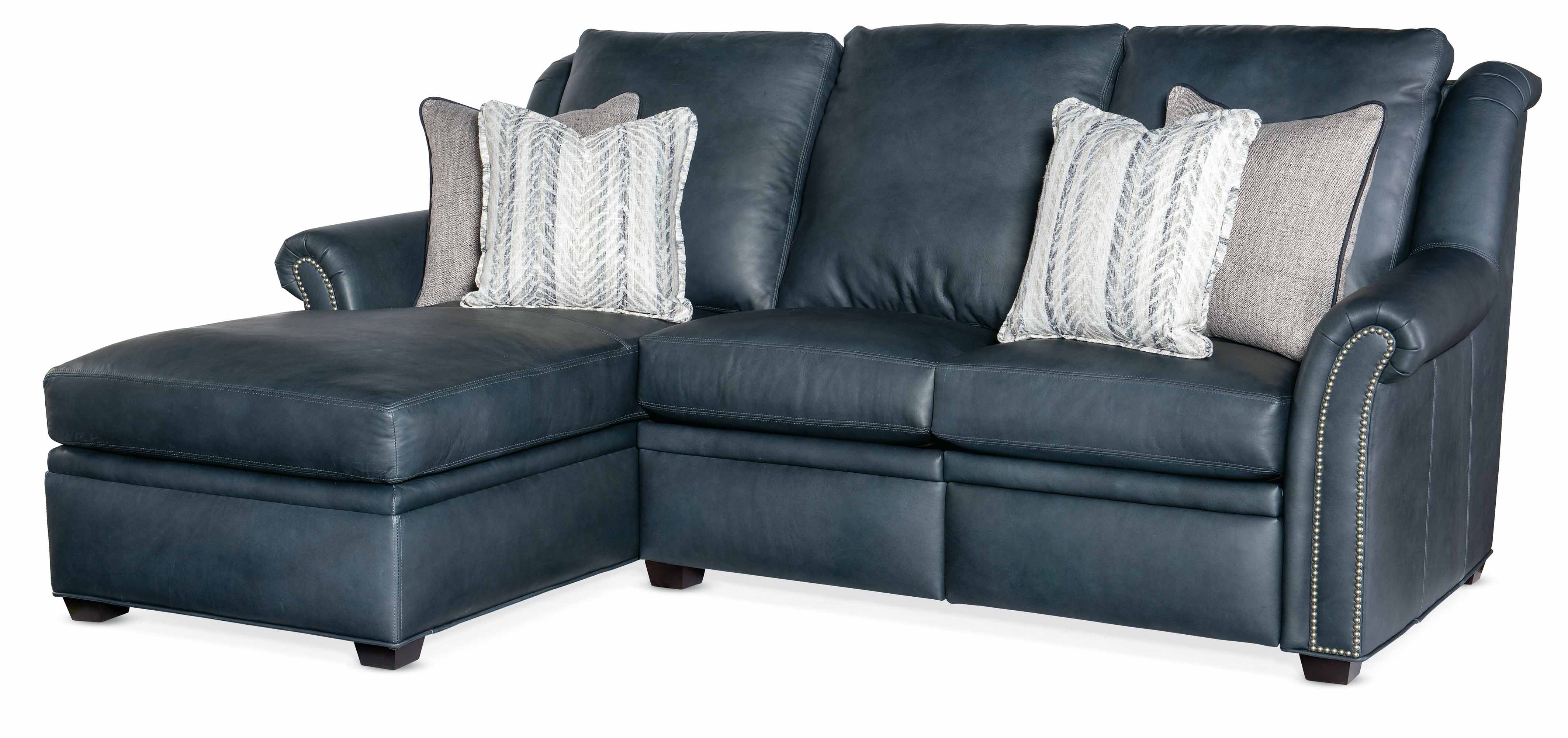 Bolton Leather Power Reclining Sofa With Articulating Headrest With Chaise - Image 7