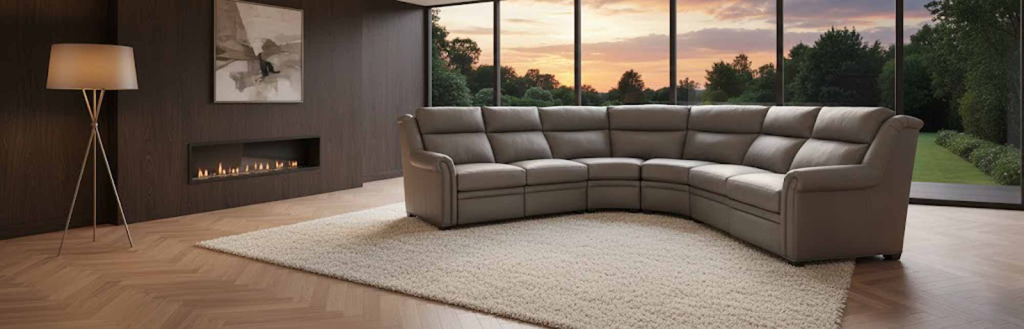 Bolton Leather Sectional - Image 4