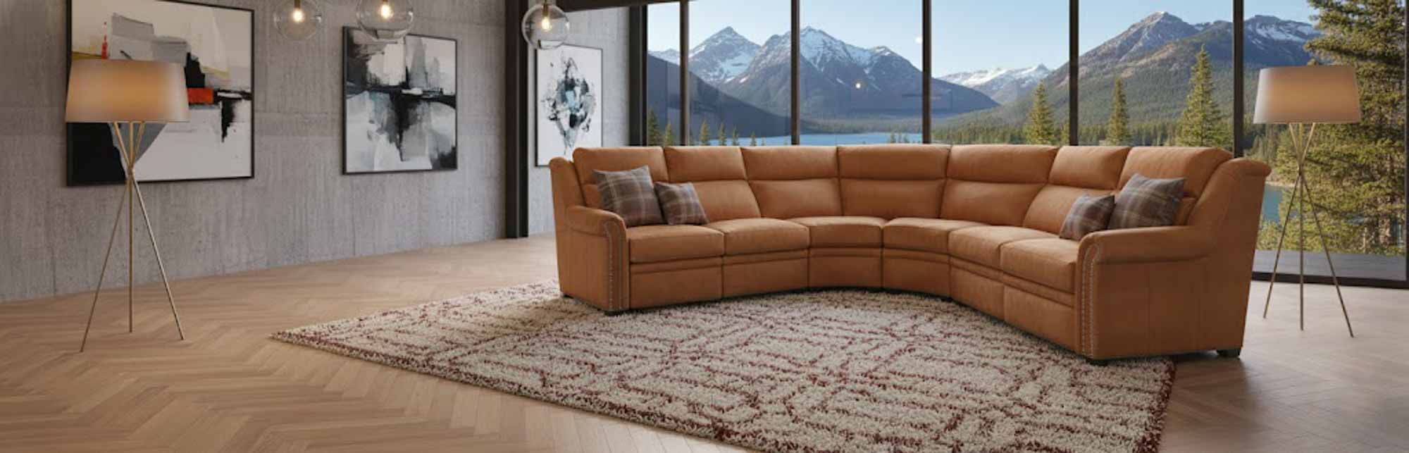 Bolton Leather Sectional - Image 5