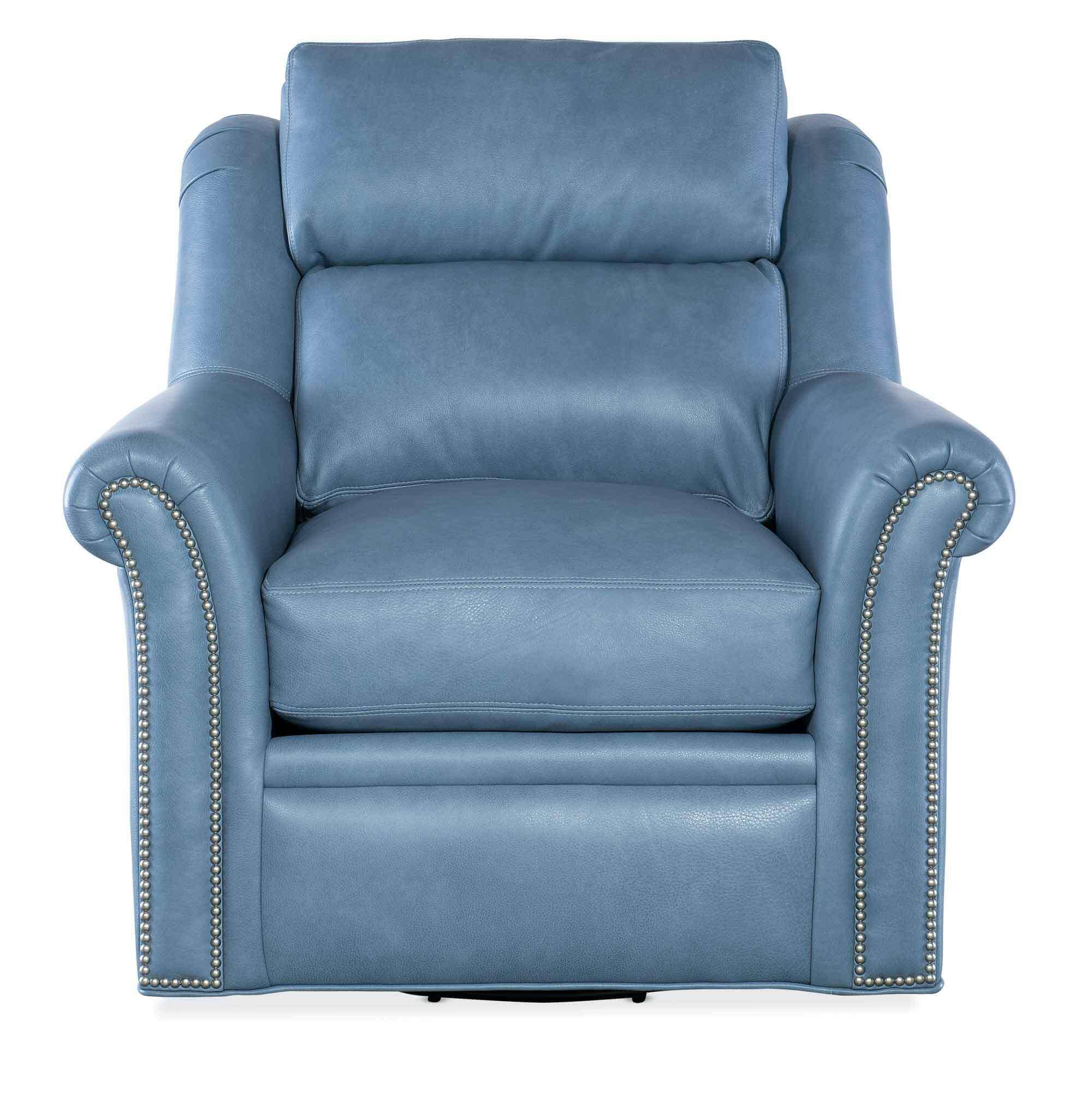 Bolton Leather Swivel Chair - Image 2