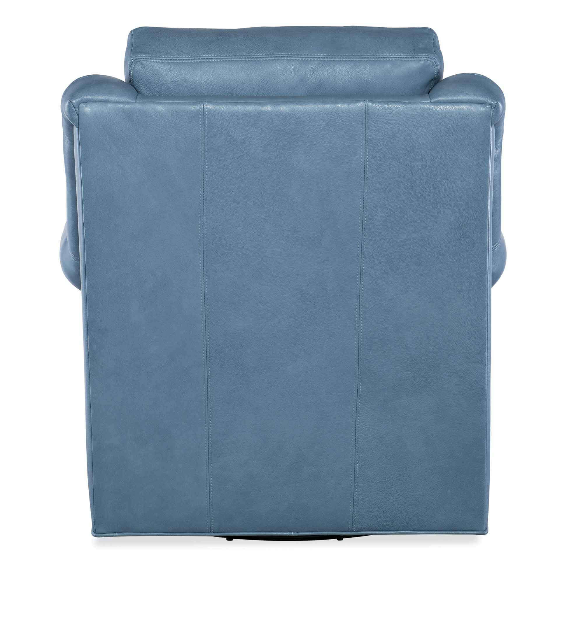 Bolton Leather Swivel Chair - Image 4