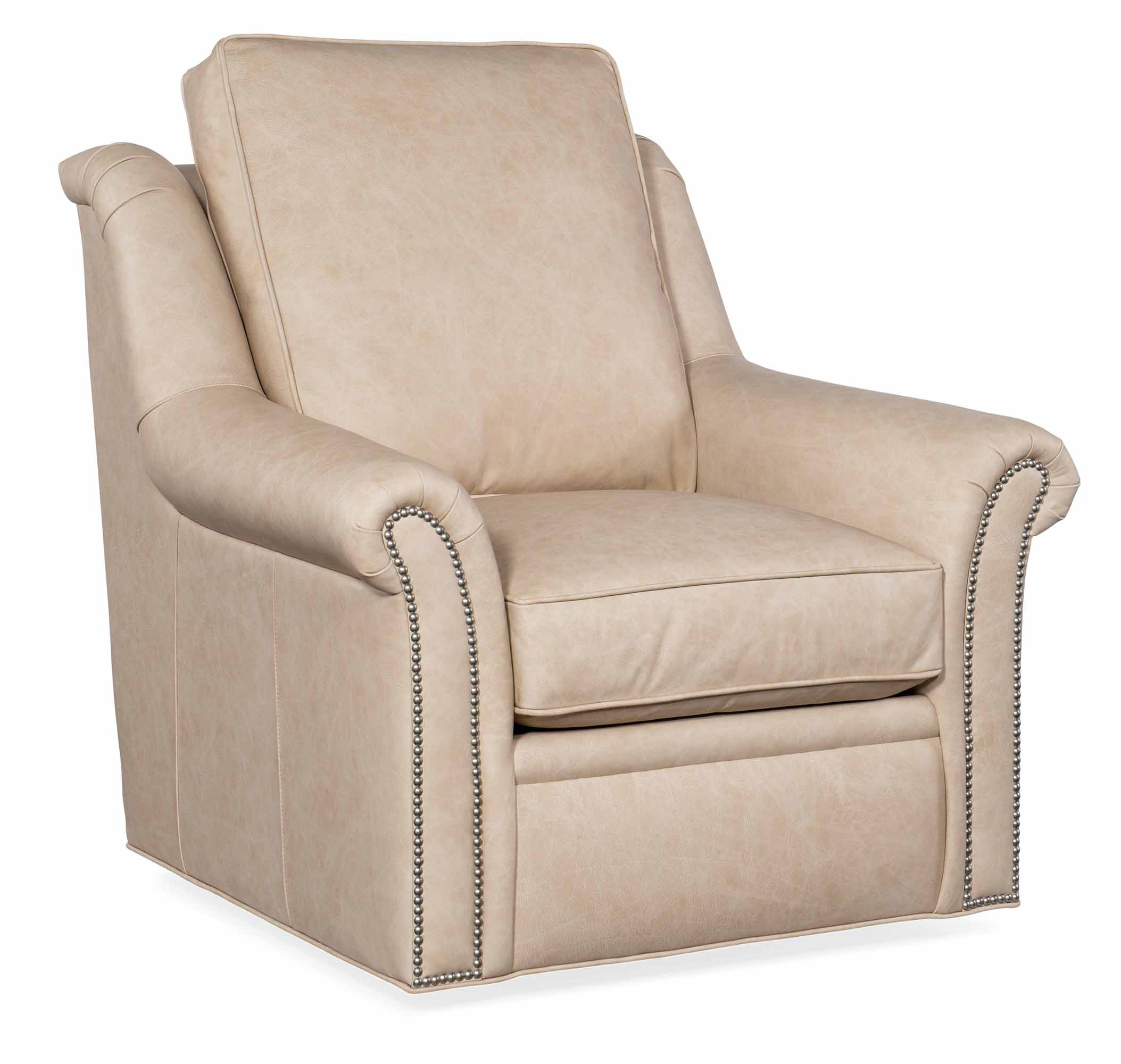 Bolton Leather Swivel Chair - Image 5