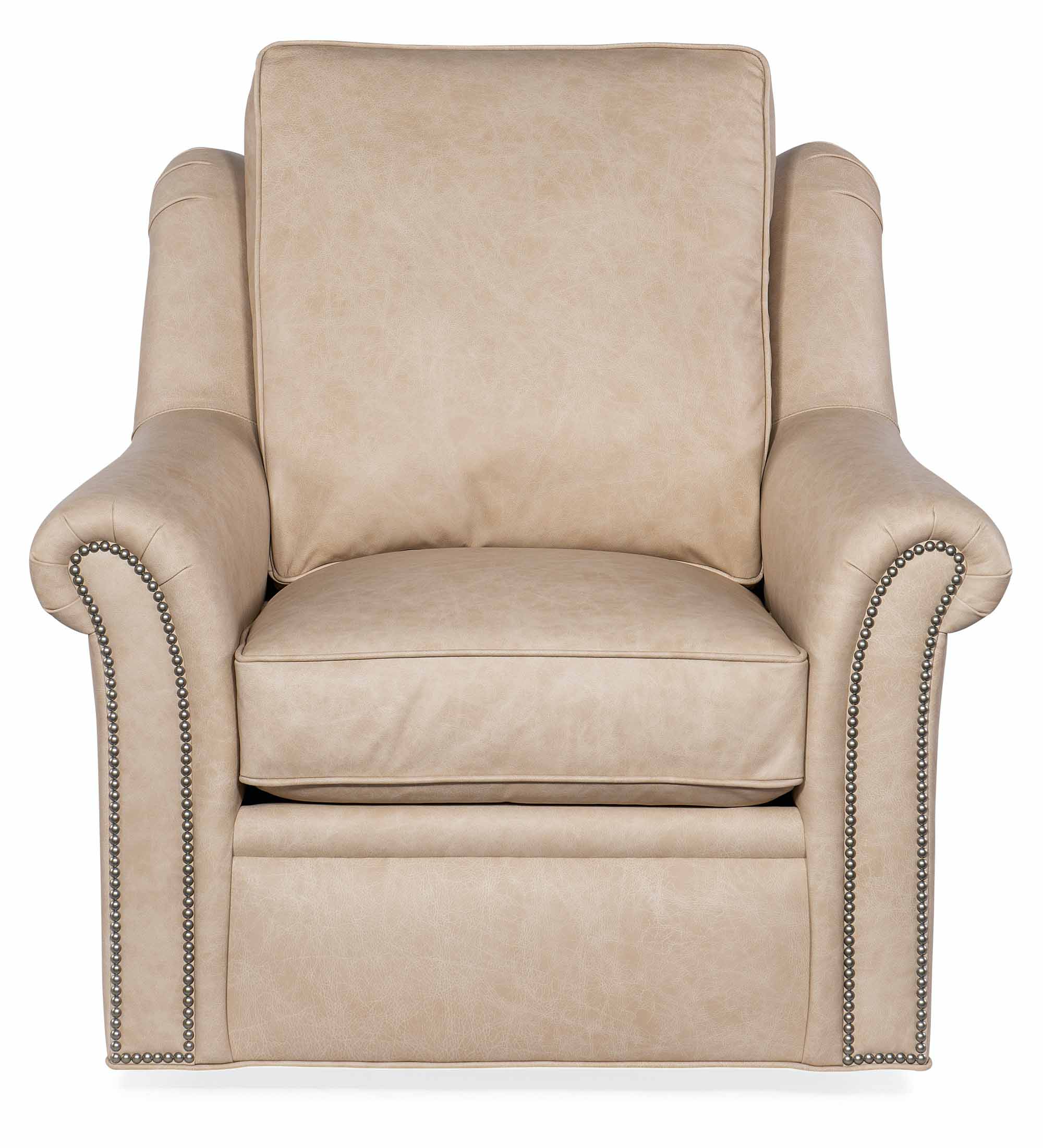 Bolton Leather Swivel Chair - Image 6