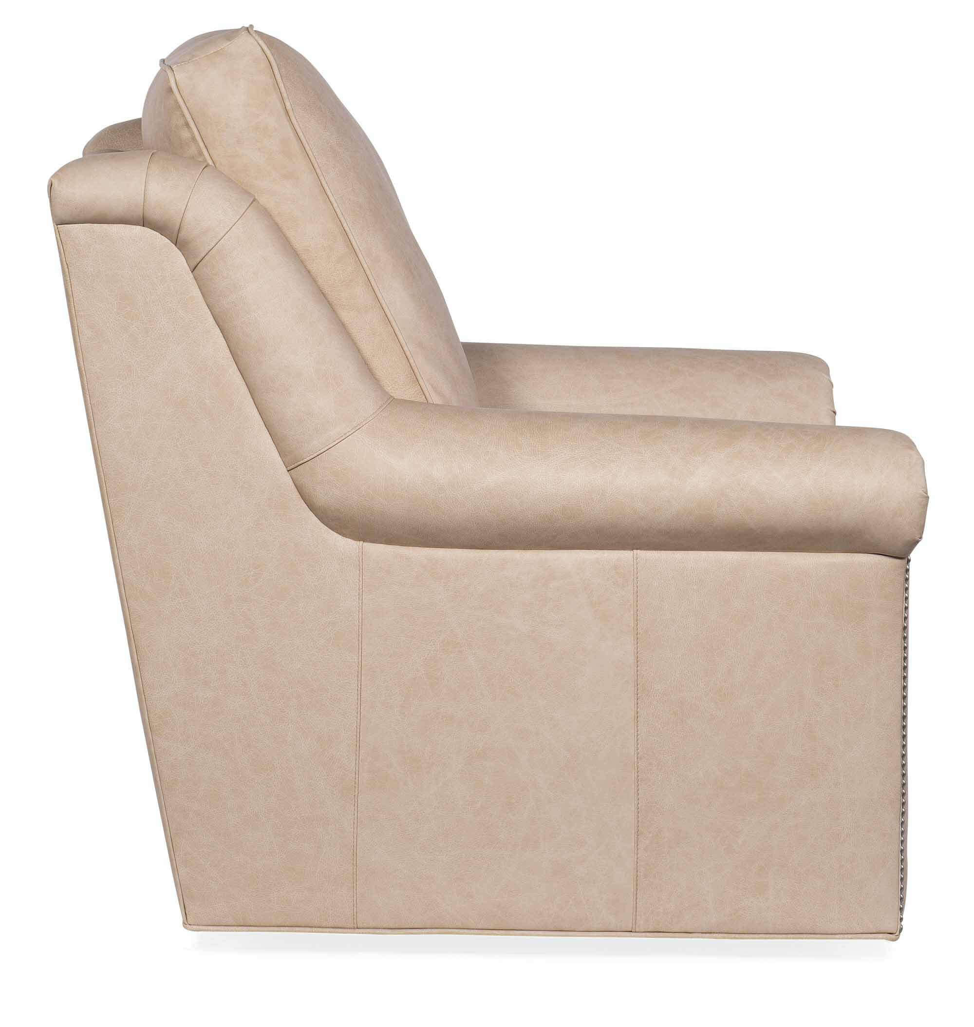 Bolton Leather Swivel Chair - Image 7