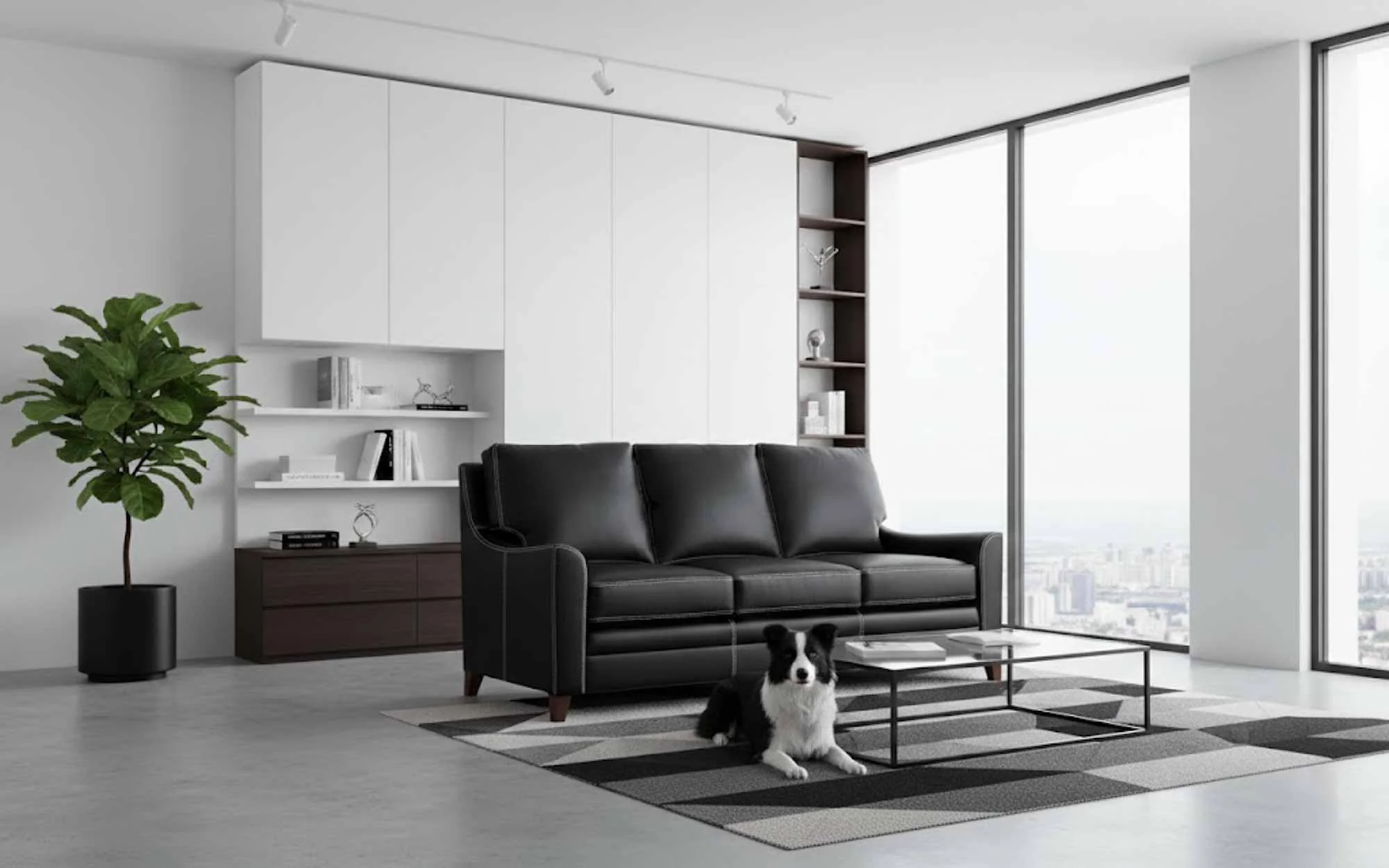 Breckenridge Leather Loveseat - Image 3