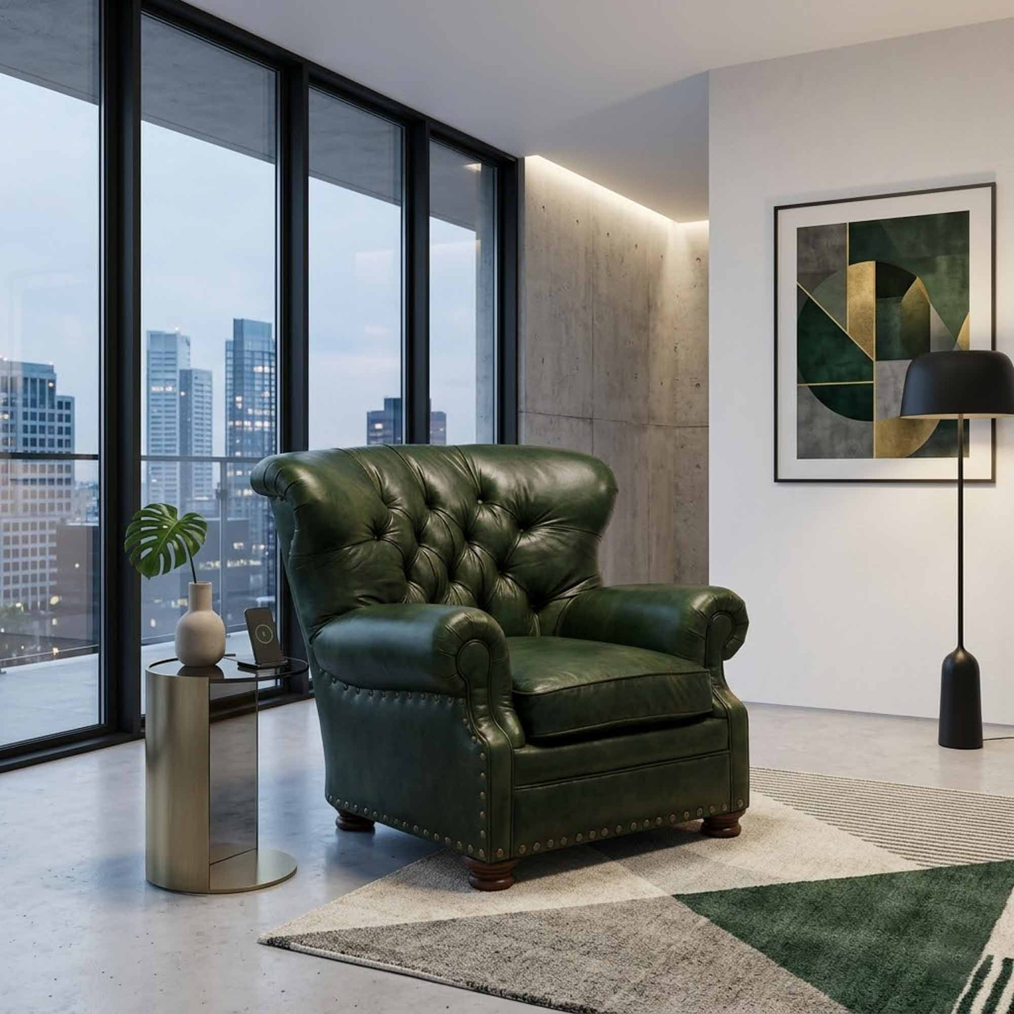 Britannia Leather Chair - Image 11